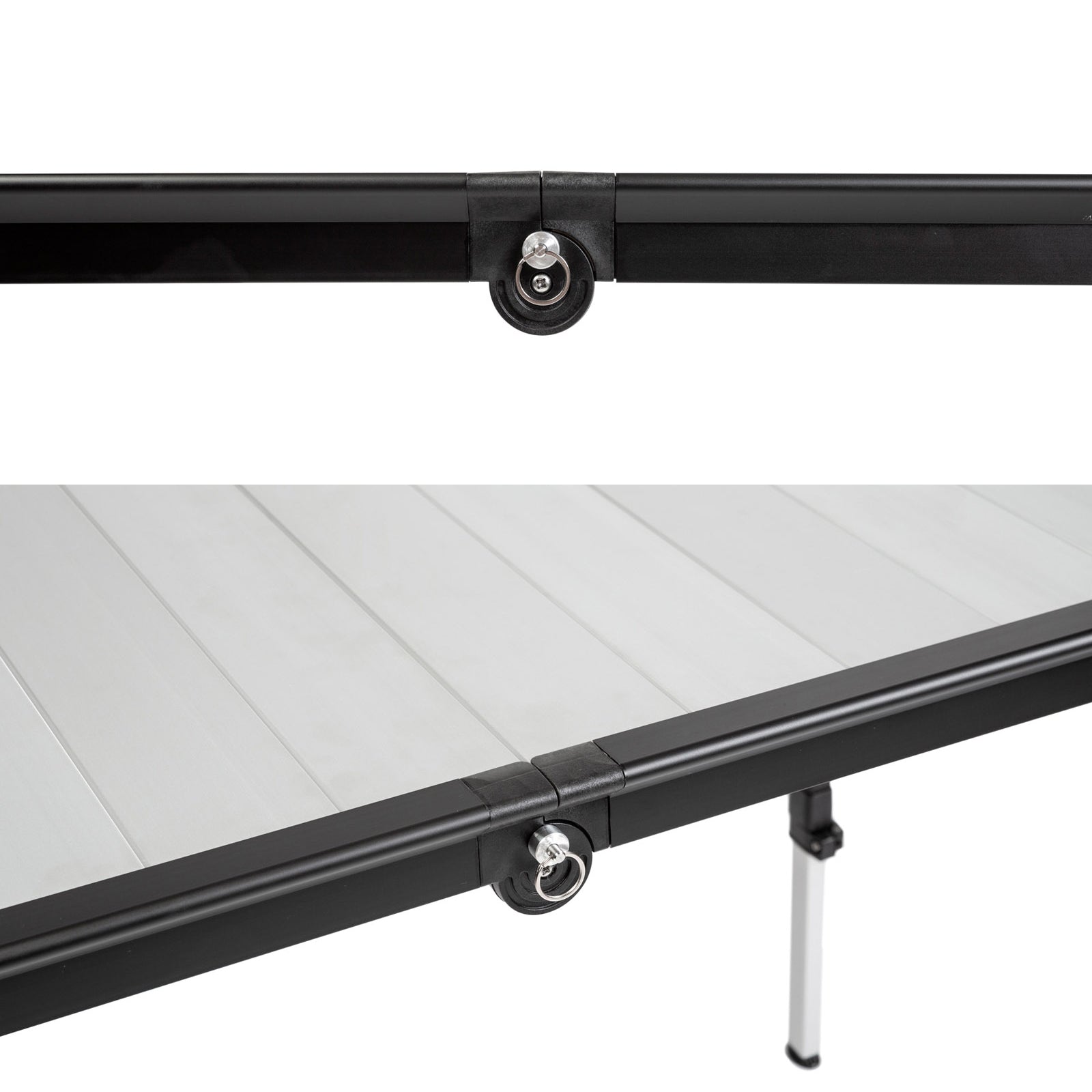 BRUNNER camping table Dinemic 4 suitcase table folding table adjustable aluminum