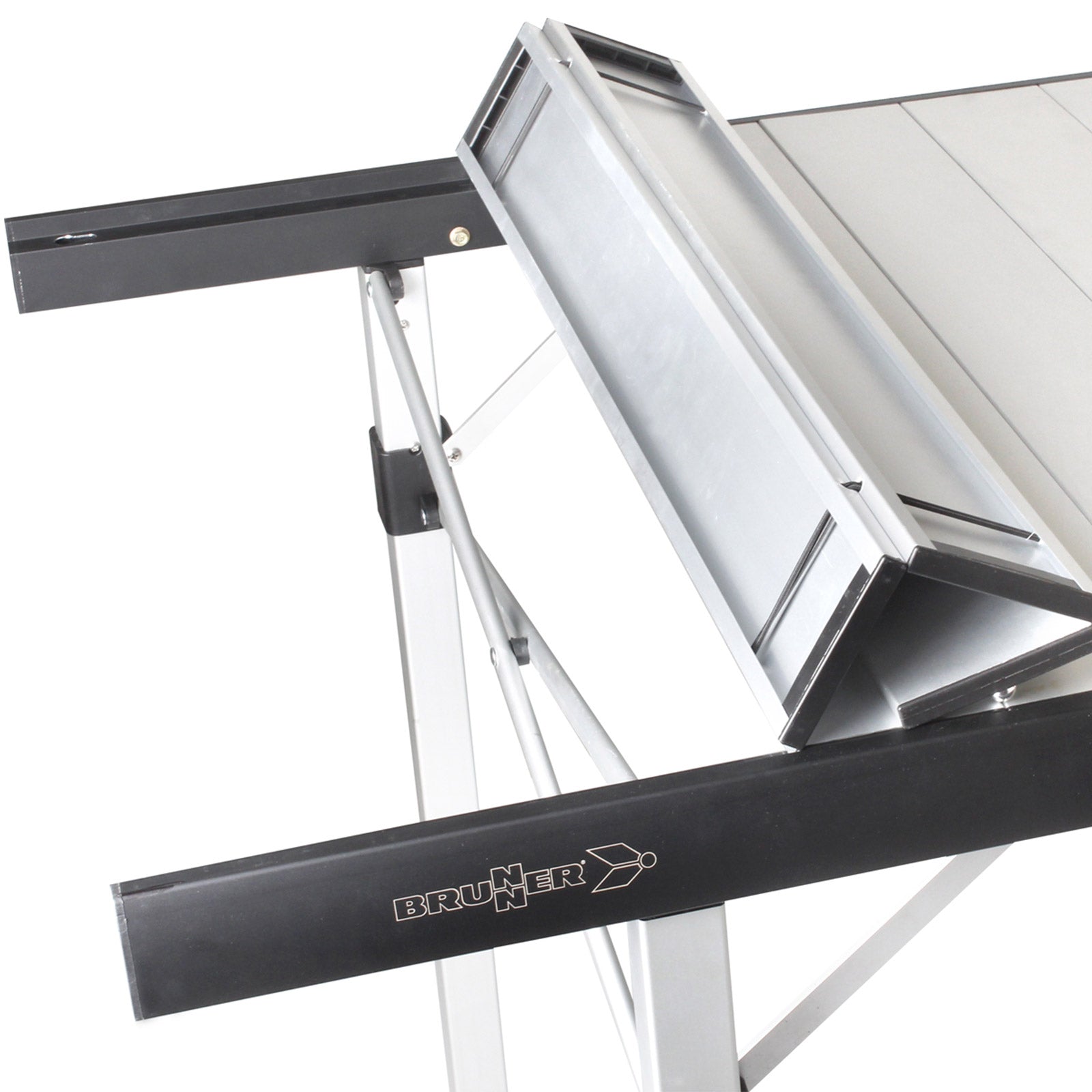 BRUNNER camping table, rolling table, Quadra Tropic 6, folding table, garden folding table, aluminum