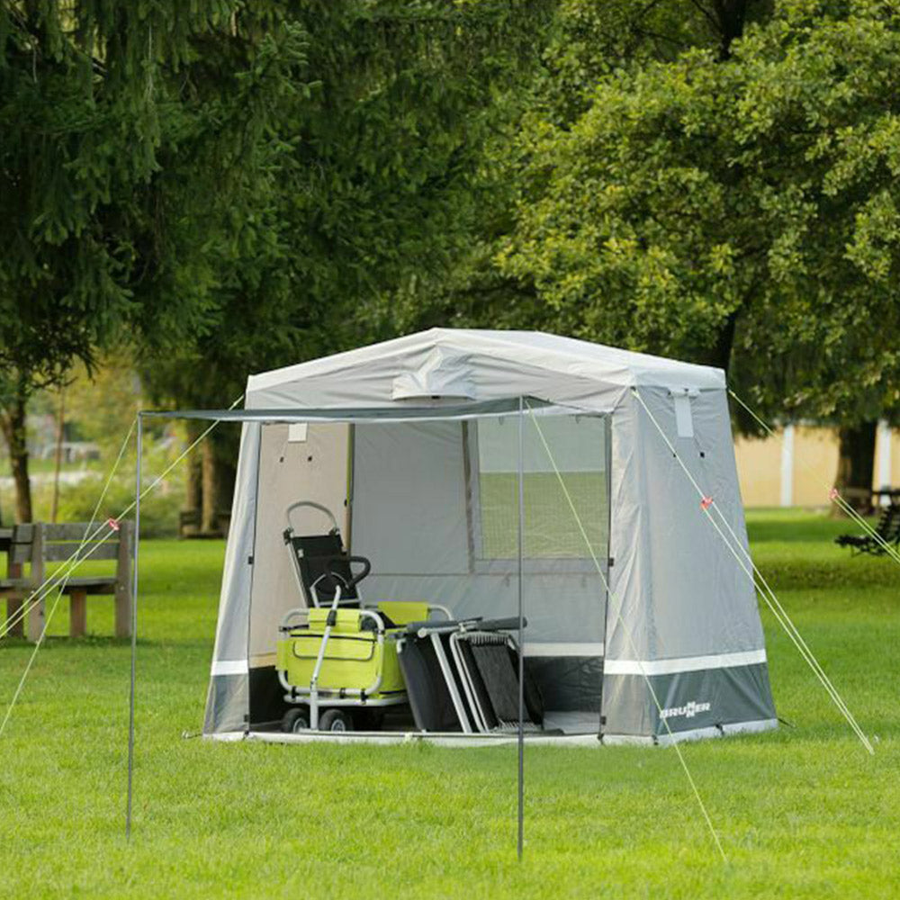 Tente de cuisine de camping BRUNNER Storage Plus, équipement de vestiaire, tente latérale