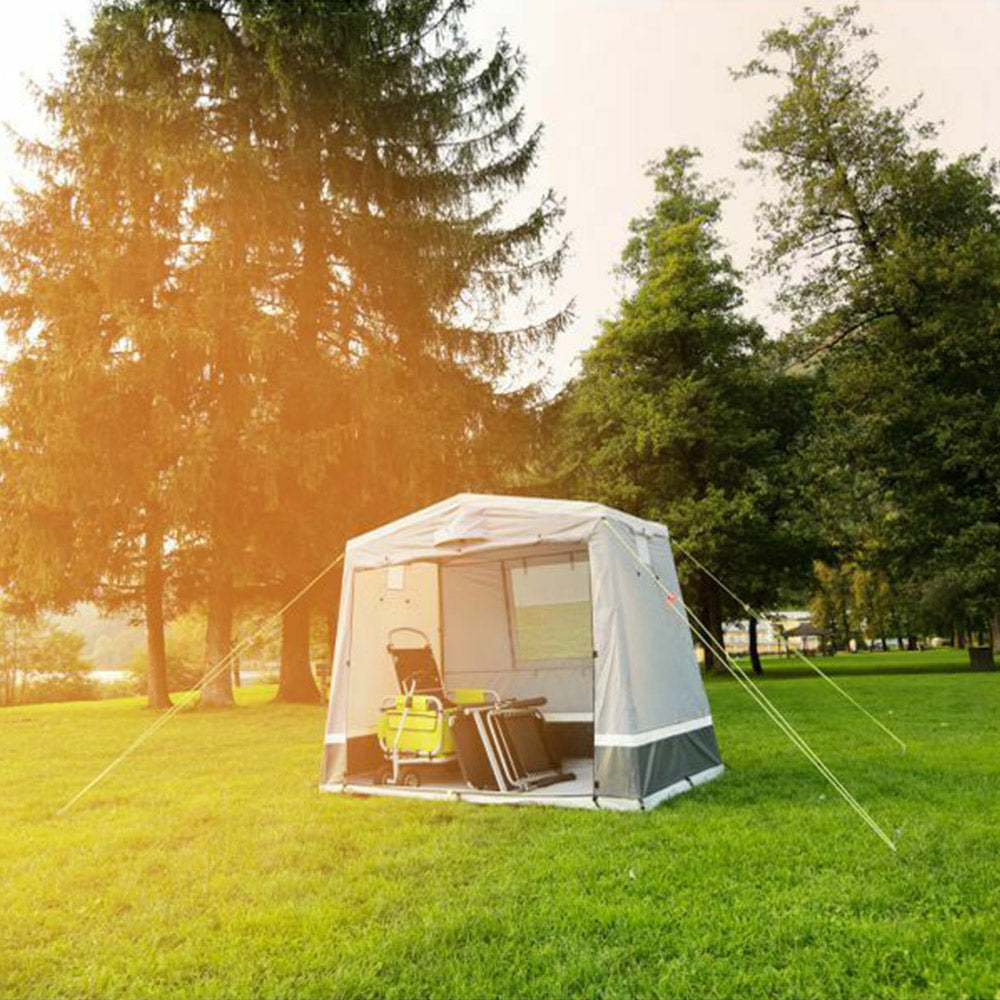 Tente de cuisine de camping BRUNNER Storage Plus, équipement de vestiaire, tente latérale