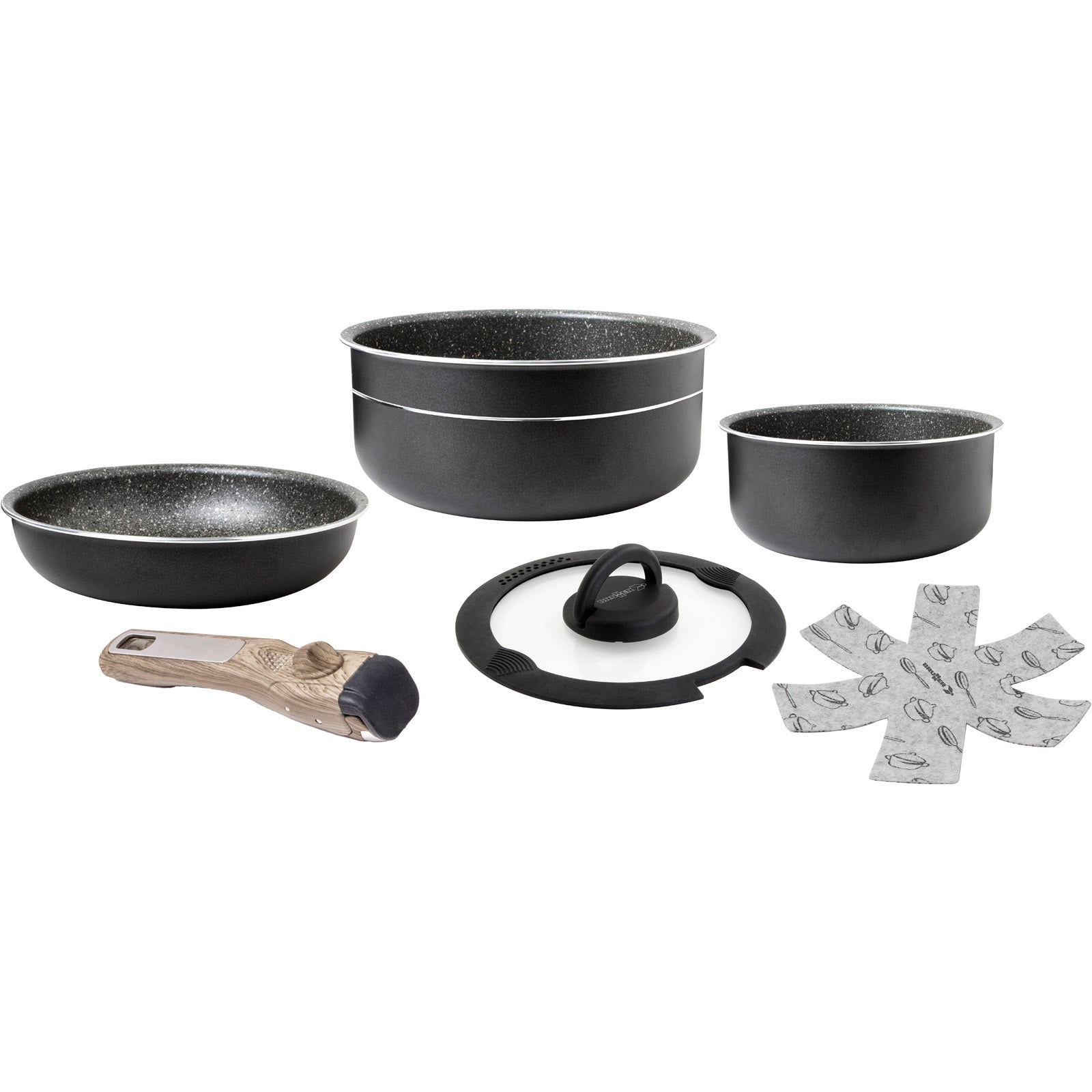 BRUNNER Camping Cookware Set Pirate Spacemaster Mini 20 Outdoor Pot Pan