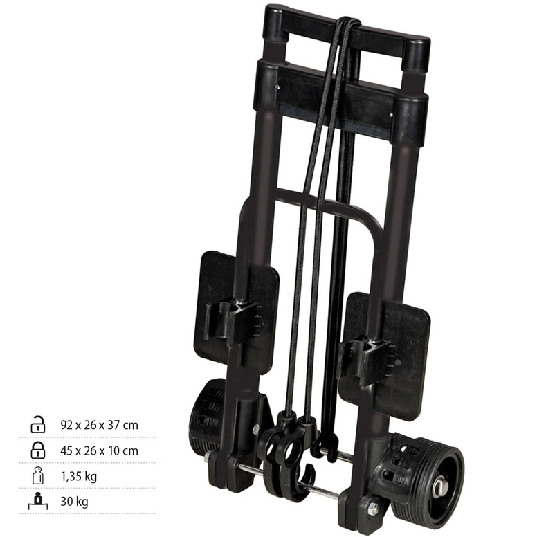 BRUNNER Camping Sack Truck Mini Rolly Transport Trolley Stacking Cart Foldable