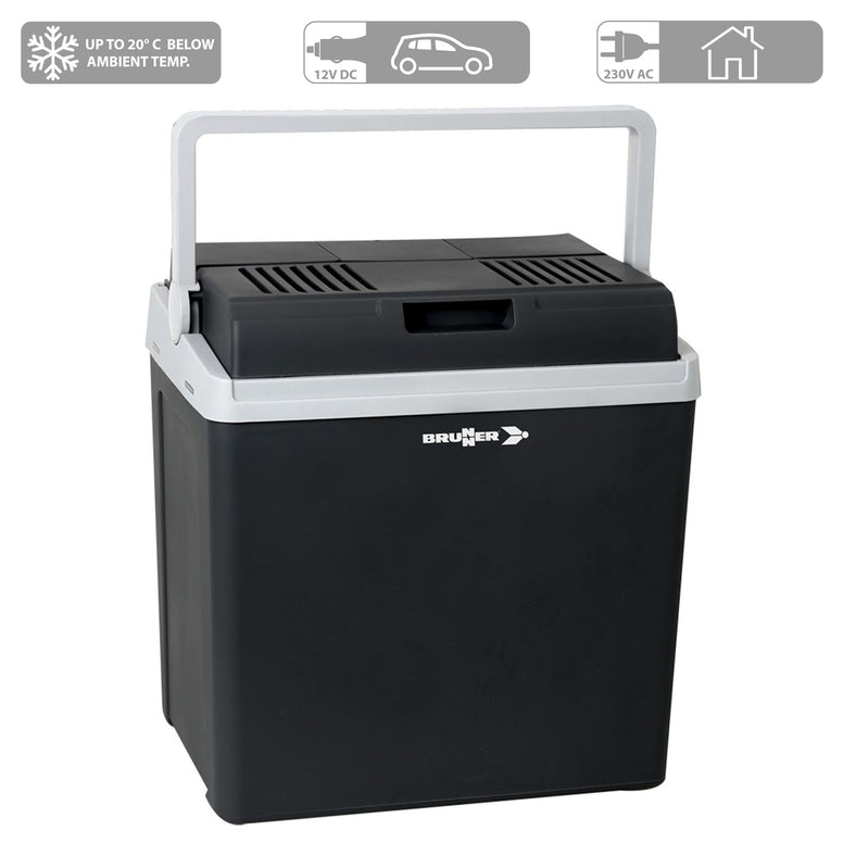 BRUNNER Thermoelectric Cooler Polarys Travel 25 L Car Mini Camping 12V 230V