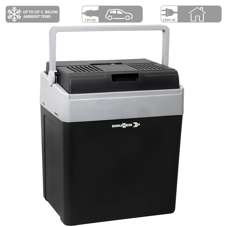BRUNNER Thermoelectric Cooler Polarys Travel 28 L Car Mini Camping 12V 230V
