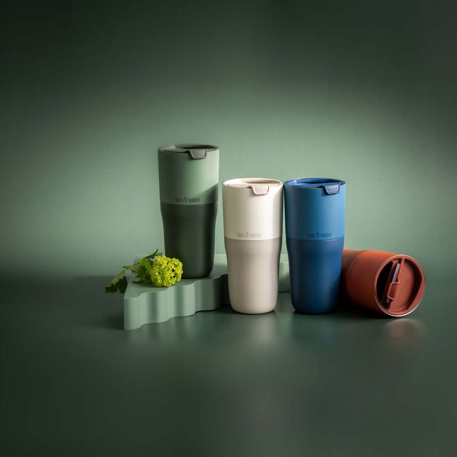 Tasse isotherme à café avec couvercle rabattable KLEAN KANTEEN Thermo Mug Rise Tumbler 473 ml
