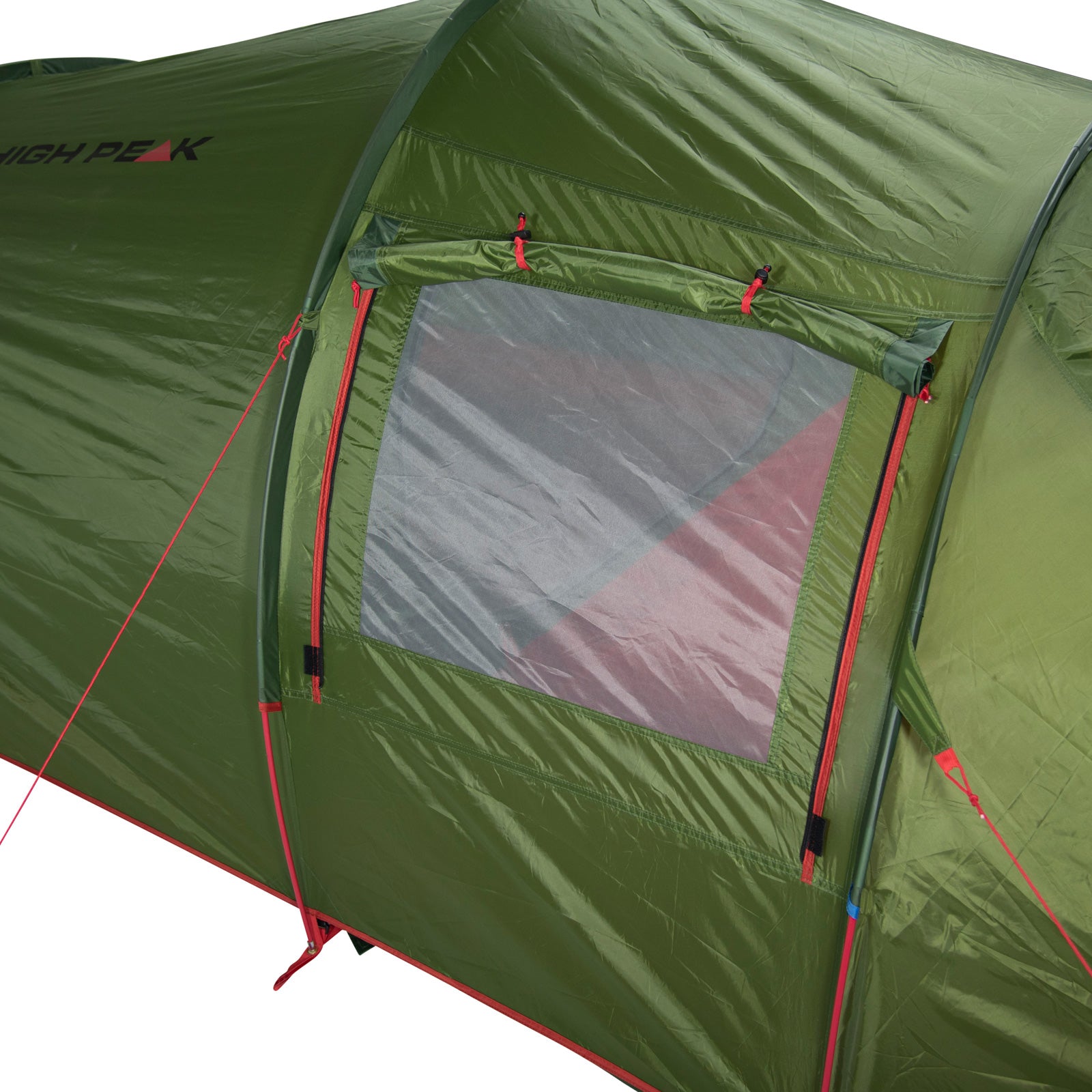 HIGH PEAK Trekkingzelt Falcon 4 Personen Tunnel Zelt Camping Vorraum Leicht
