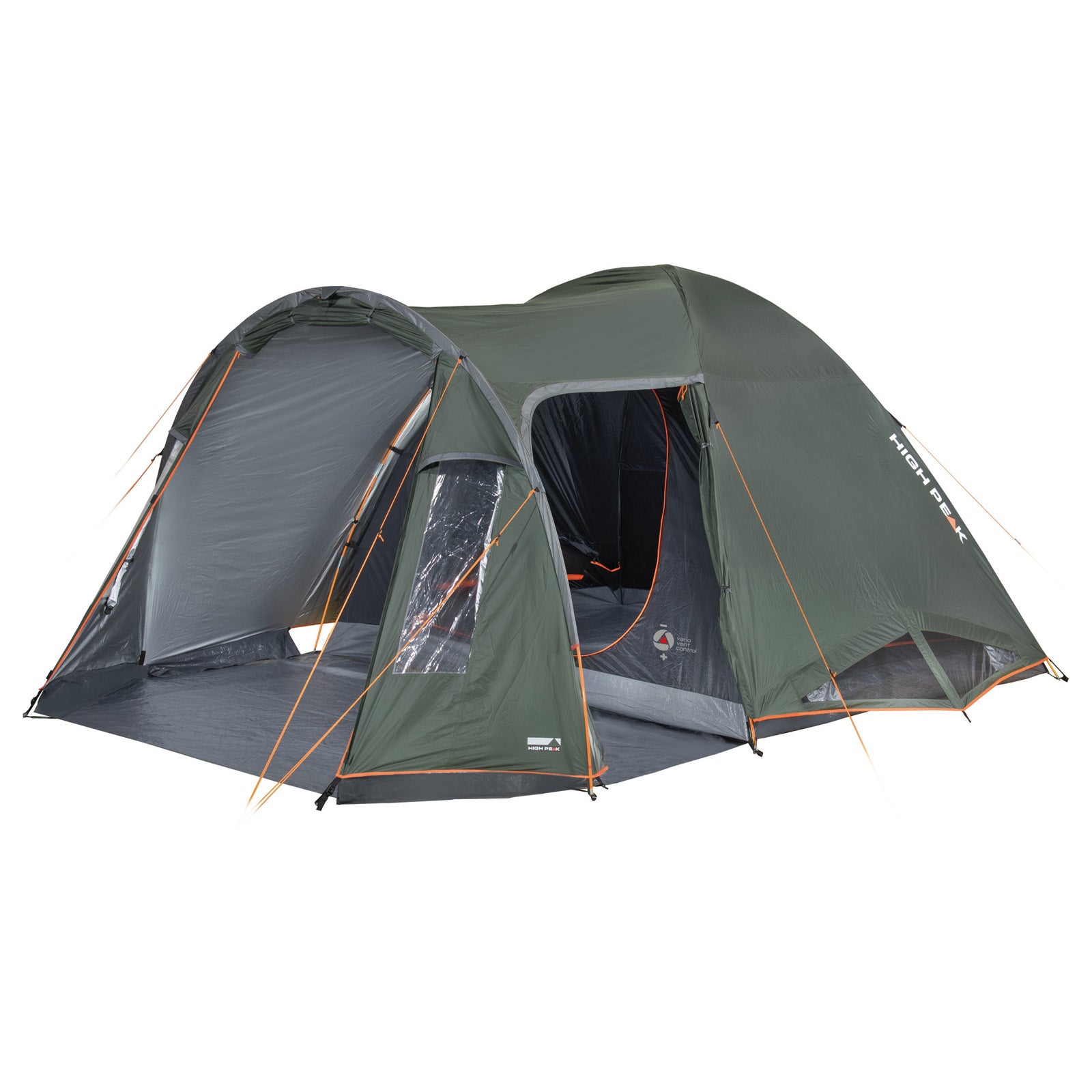 HIGH PEAK Kuppelzelt Tessin 5 Personen Camping Iglu Zelt Familienzelt Vorraum