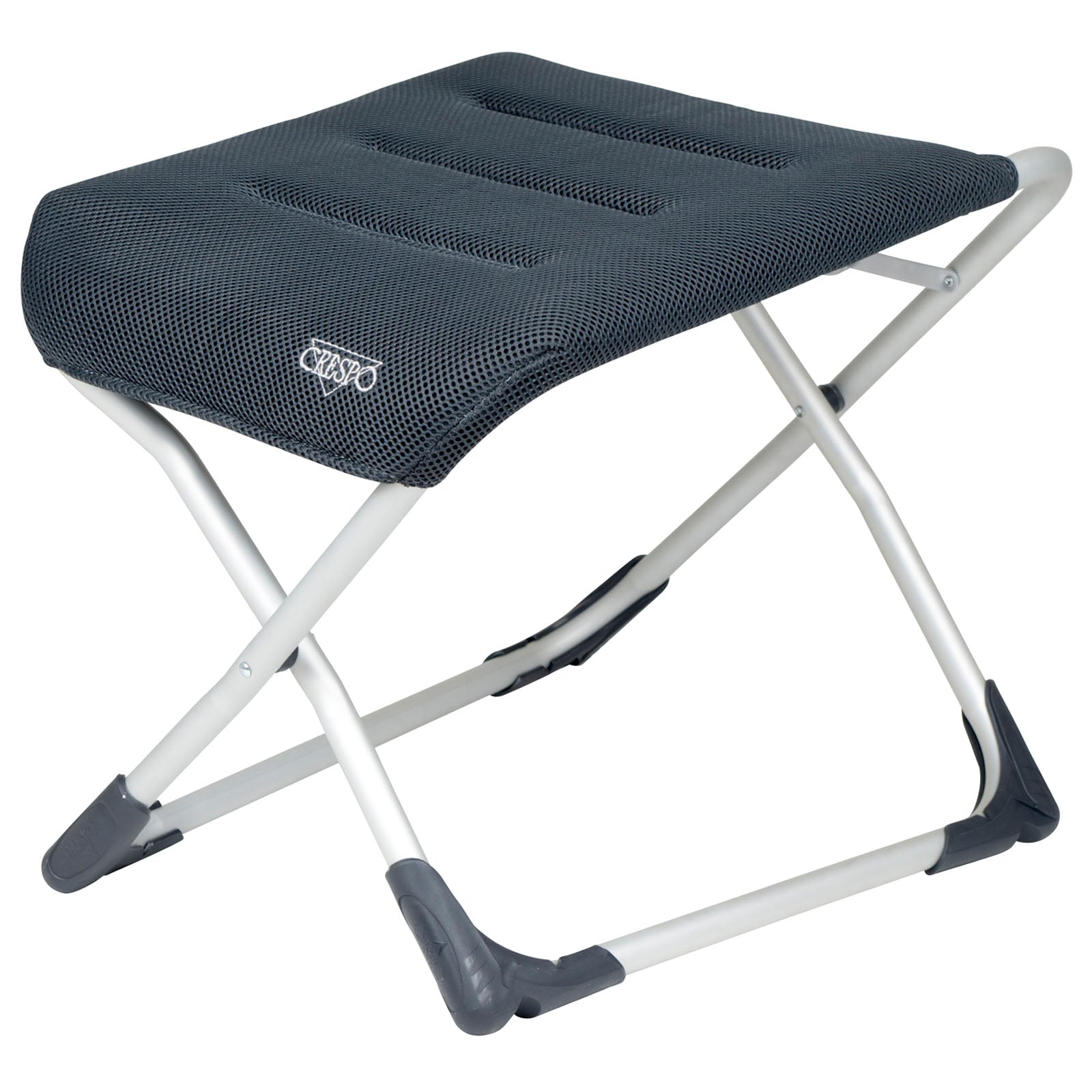 Repose-pieds CRESPO AA 231 Air Elite Chaise de camping Chaise pliante Banc de pieds Tabouret Alu