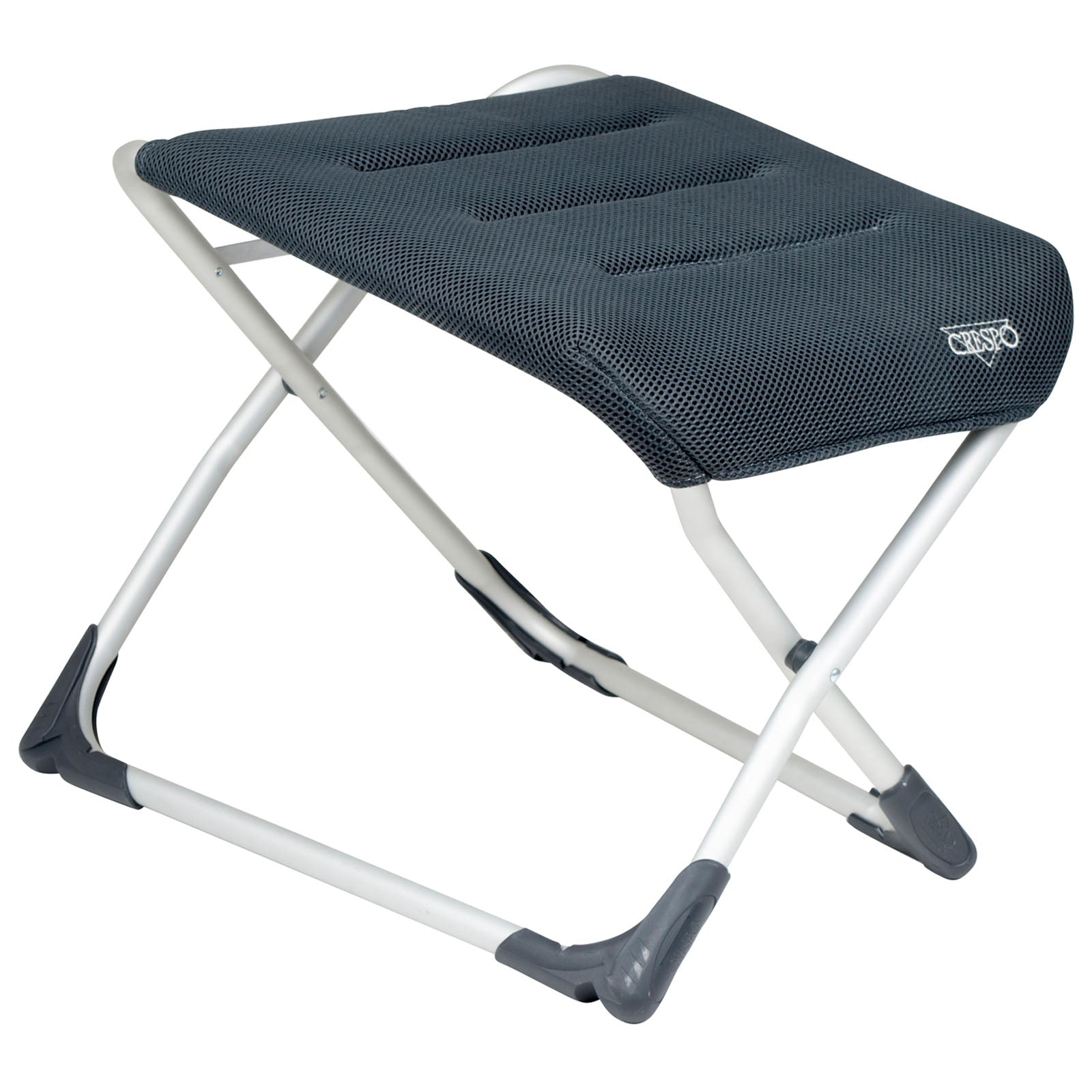 Repose-pieds CRESPO AA 231 Air Elite Chaise de camping Chaise pliante Banc de pieds Tabouret Alu