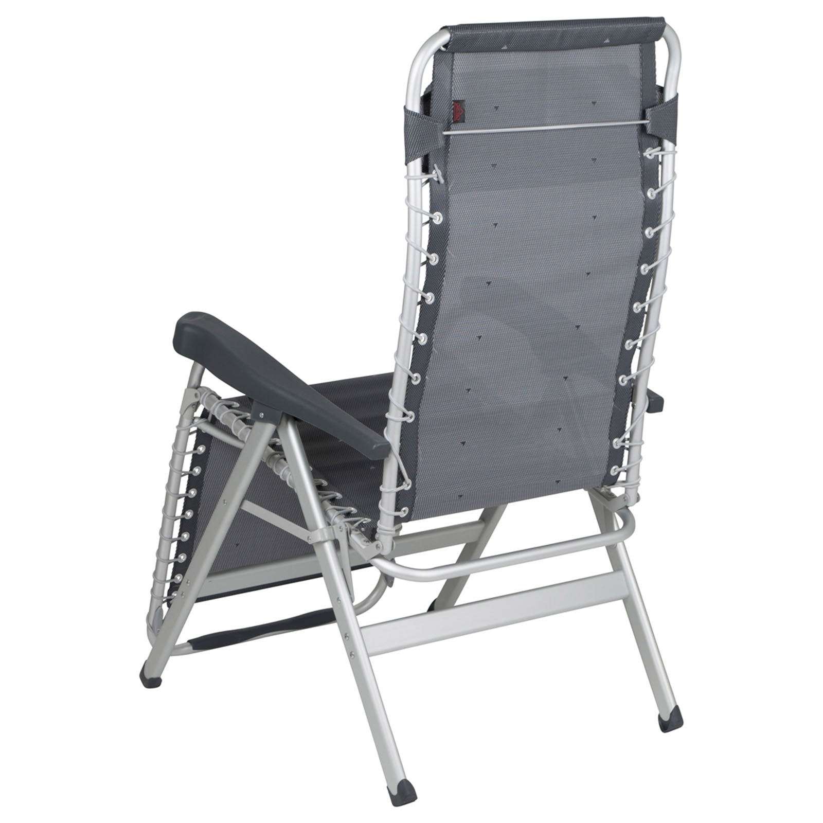 CRESPO Sun Lounger AL 232 40 Camping Garden Lounger Foldable Alu XL