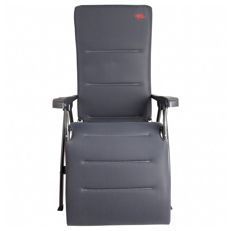 Chaise longue de jardin ergonomique CRESPO AP 242 Air Deluxe en aluminium, 130 kg