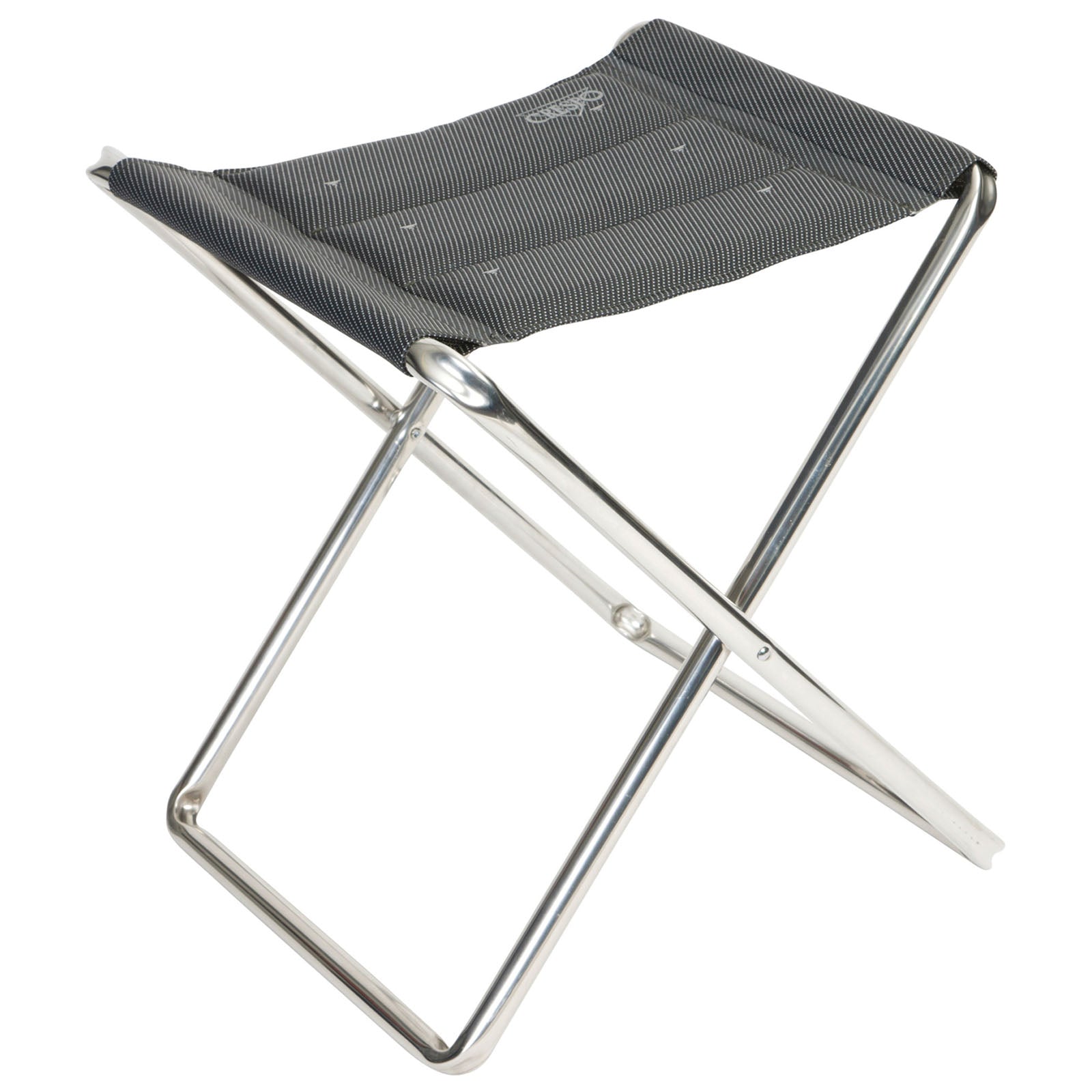 Tabouret pliant CRESPO AL302 Tabouret pliant de camping de luxe Tabouret de pêche Siège rembourré Alu