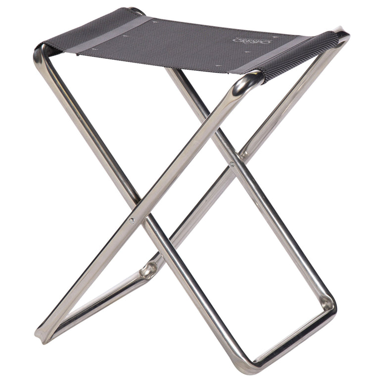 Tabouret de camping CRESPO Mini AL 301 Tabouret pliant Tabouret de pêche Siège en aluminium Léger 90 kg