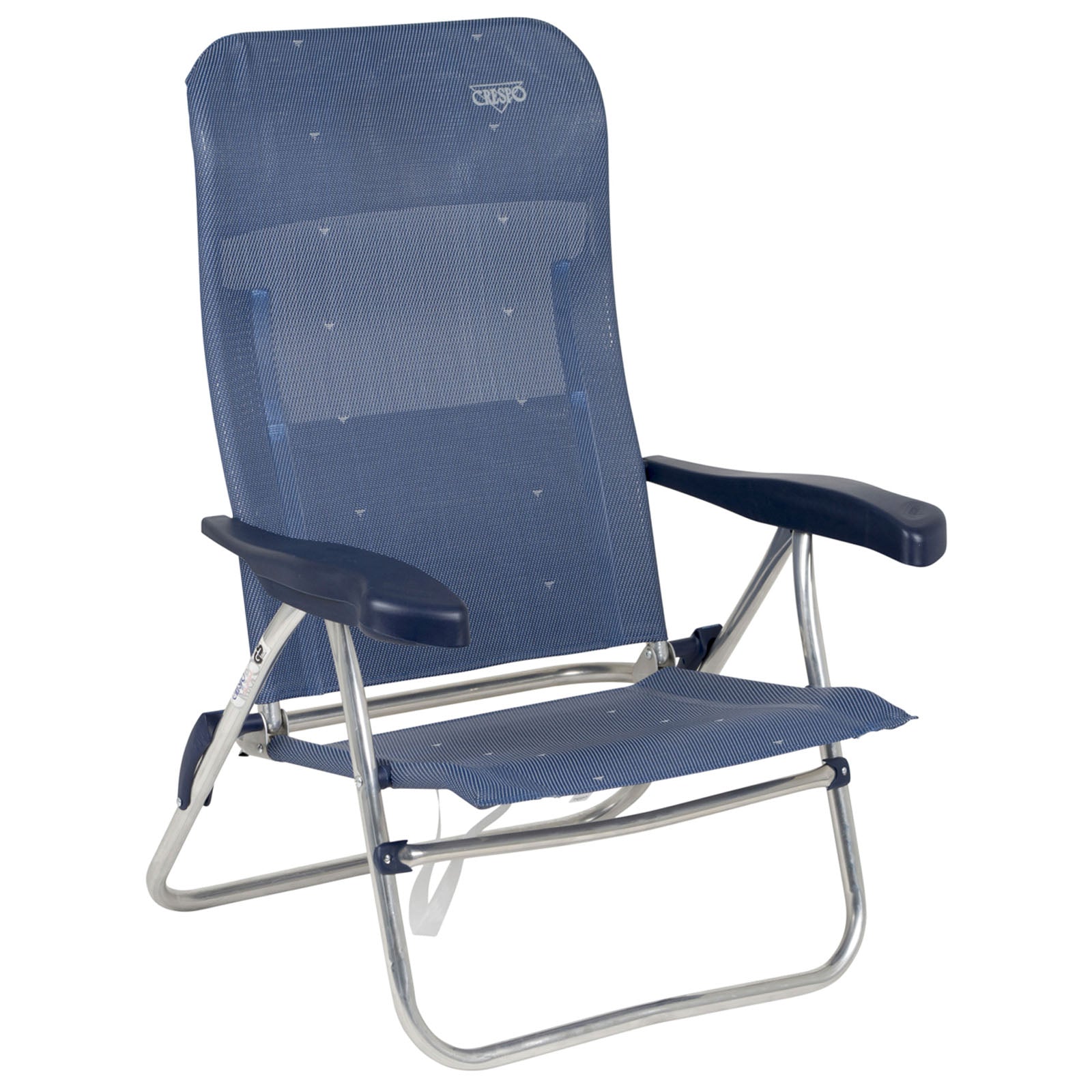 CRESPO beach chair AL 205 camping garden lounger chair folding chair foldable aluminum