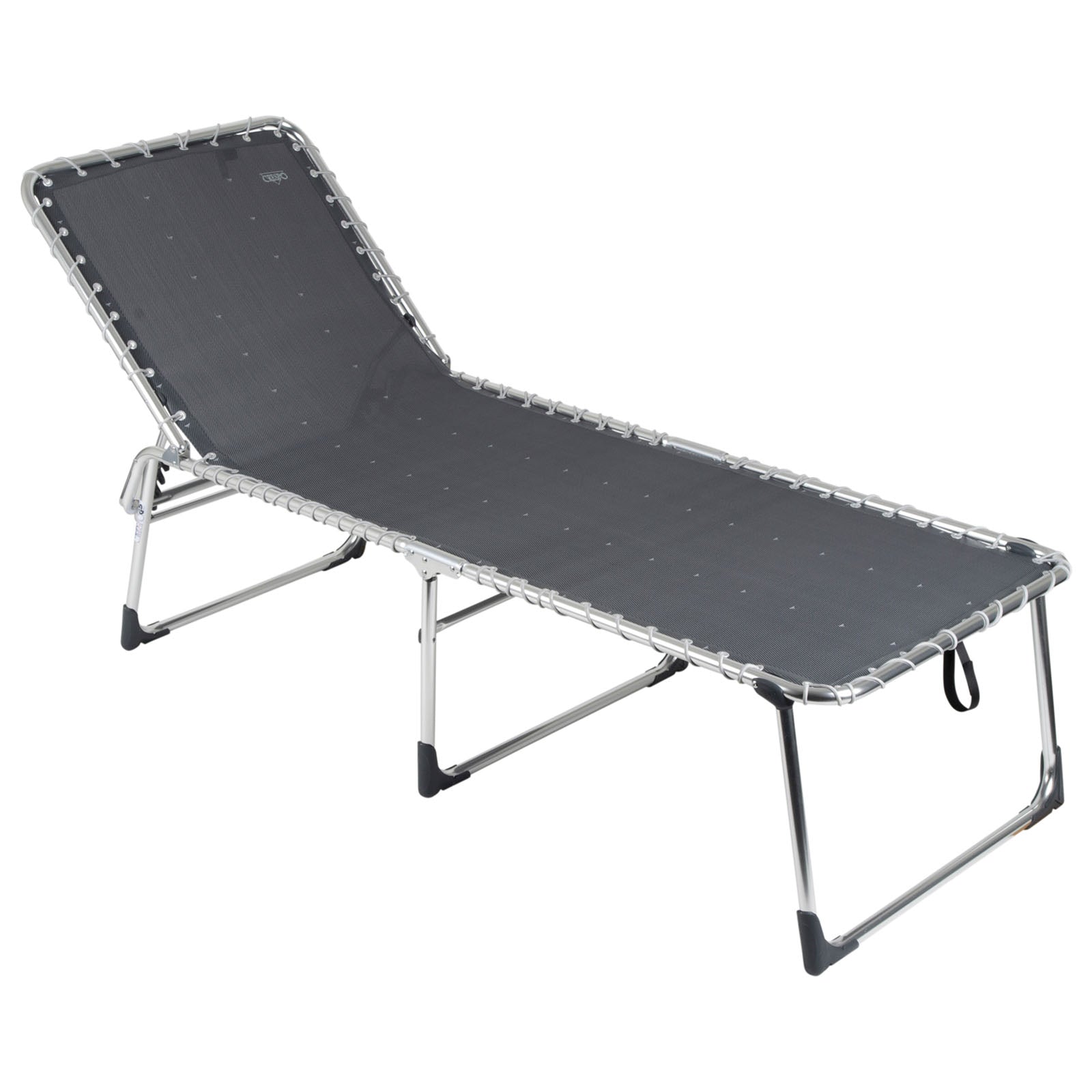 Chaise longue de jardin pliable CRESPO AL 364 en aluminium XL