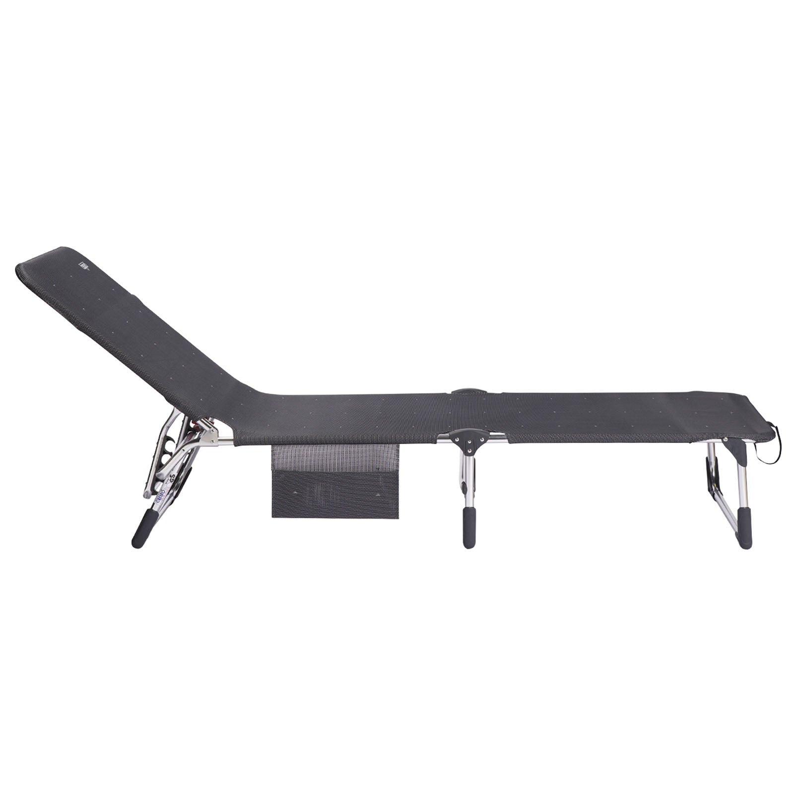 CRESPO sun lounger deck chair AL 365 camping beach garden tripod lounger aluminum