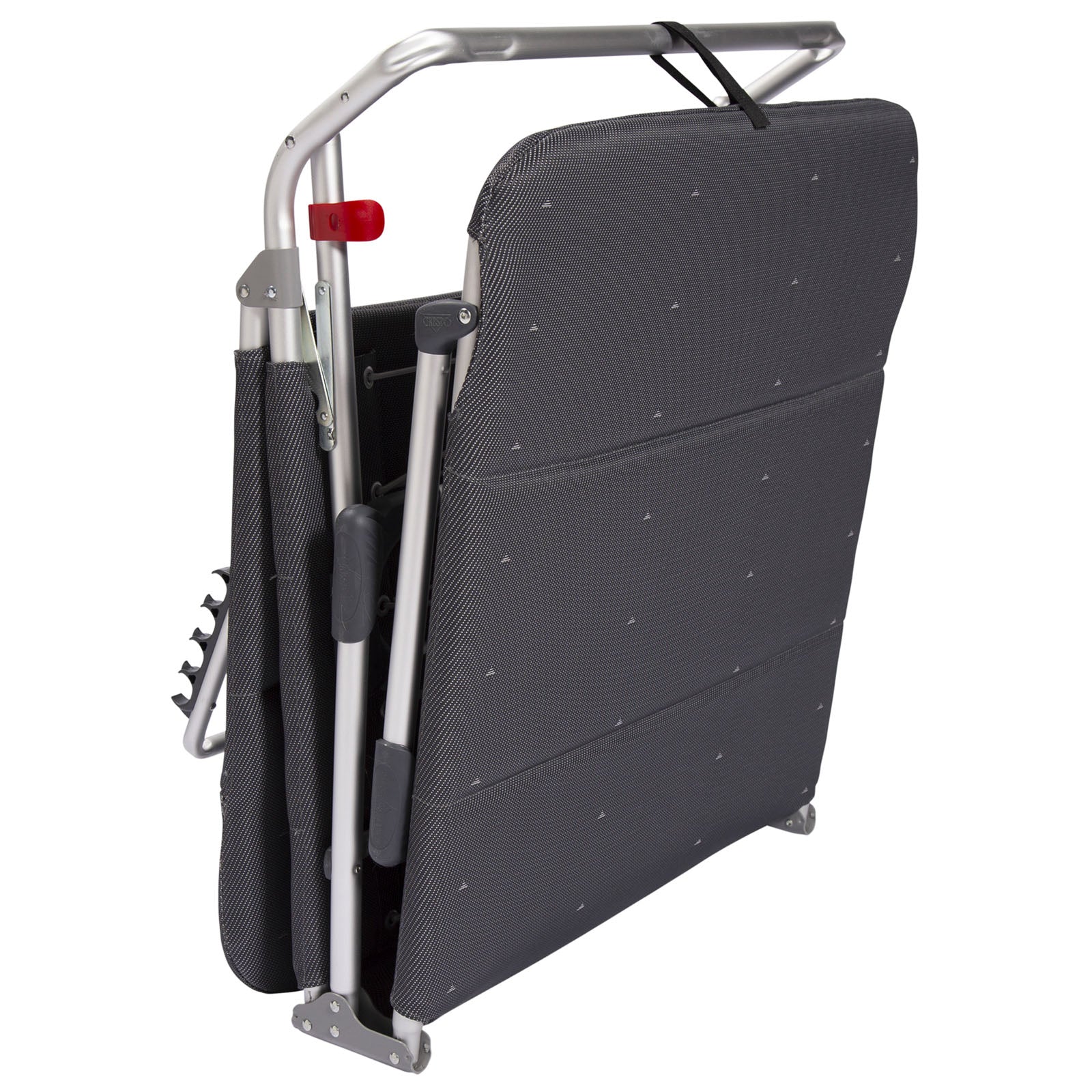 CRESPO Sun Lounger AL 363 Deluxe Camping Garden Lounger Foldable Alu XL