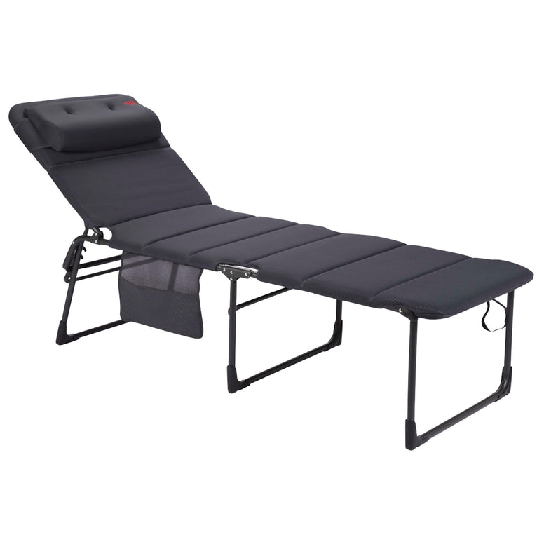 CRESPO sun lounger AP363 XL Air Deluxe camping garden lounger aluminum 140kg