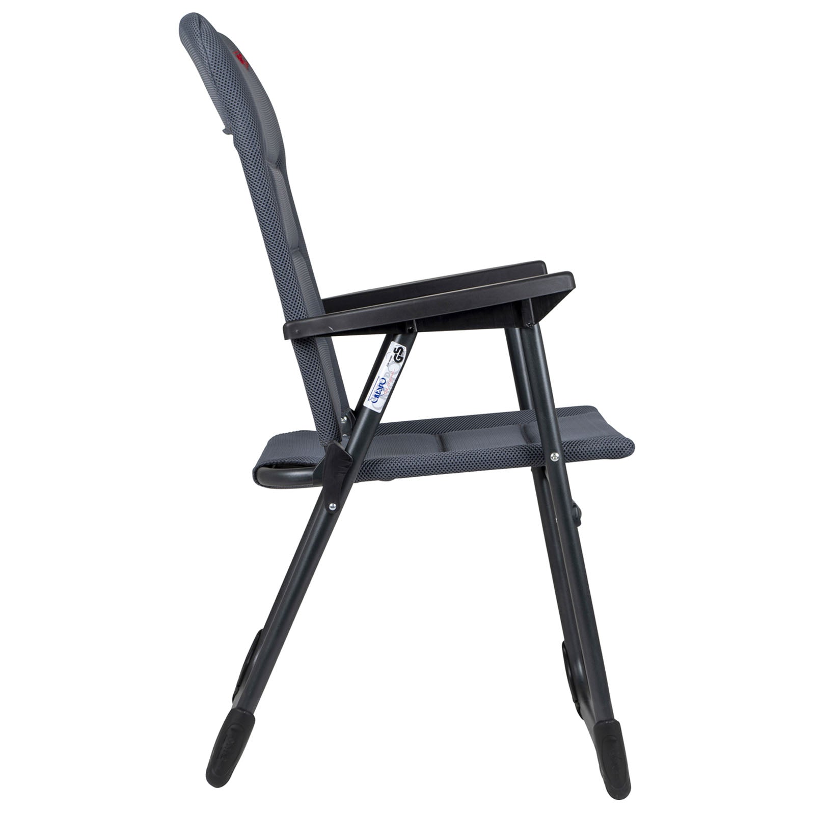 Chaise de camping CRESPO AP 218 Air Deluxe Chaise longue de jardin pliante en aluminium