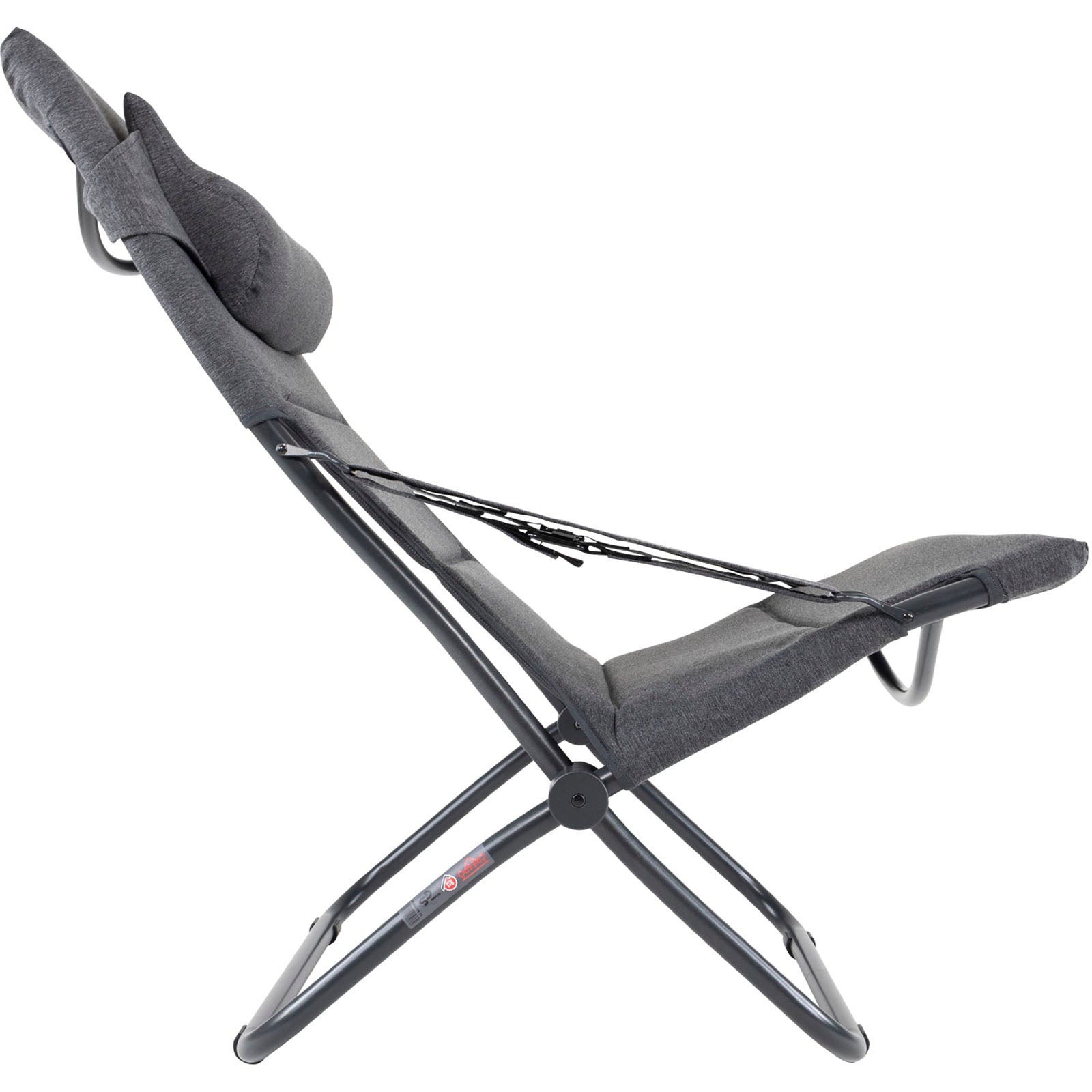 CRESPO Camping Chair AP263 Tex Supreme Garden Lounger Folding Chair Aluminium