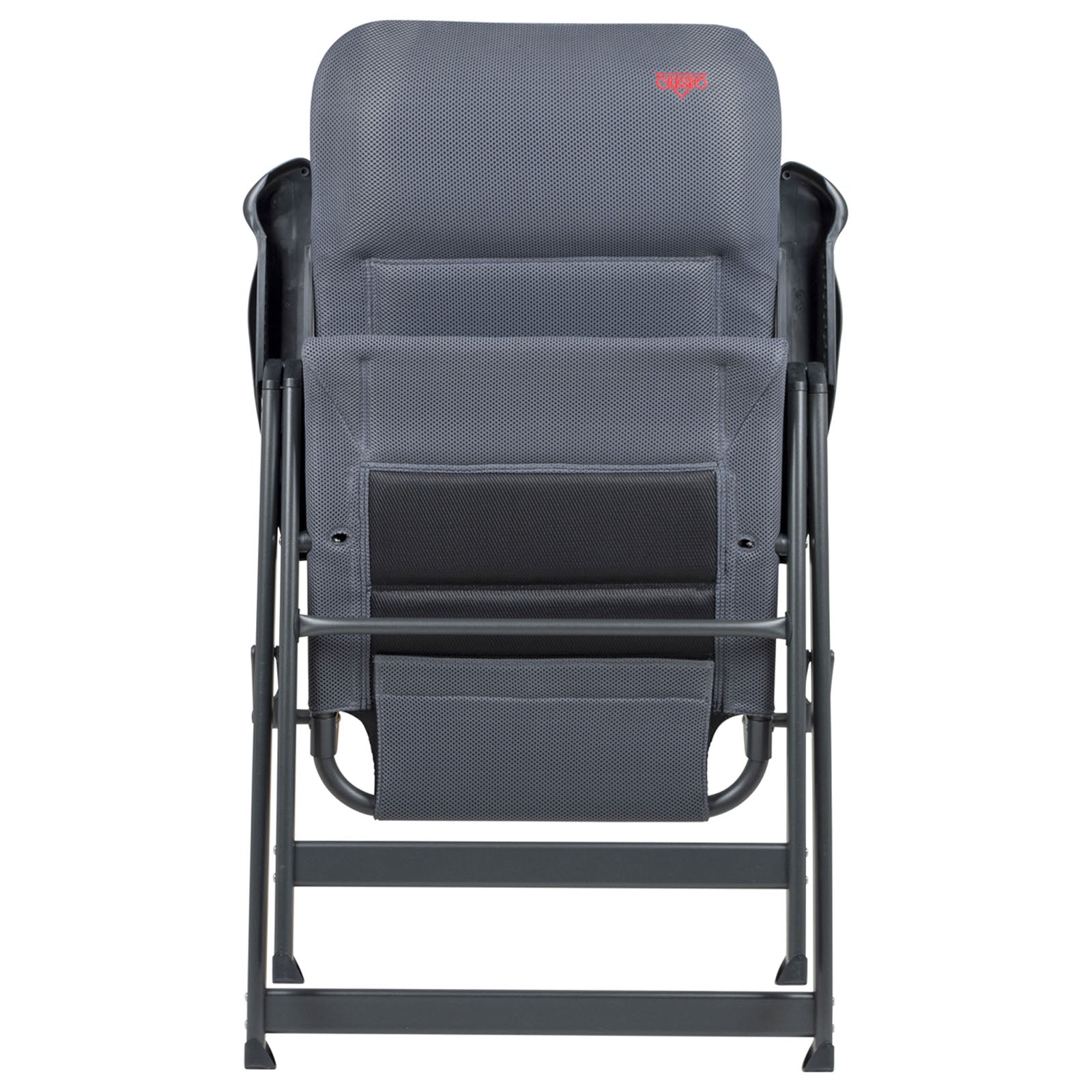 CRESPO Garden Chair AP237 Camping Folding Chair Lounger Armchair High Back Aluminium Foldable