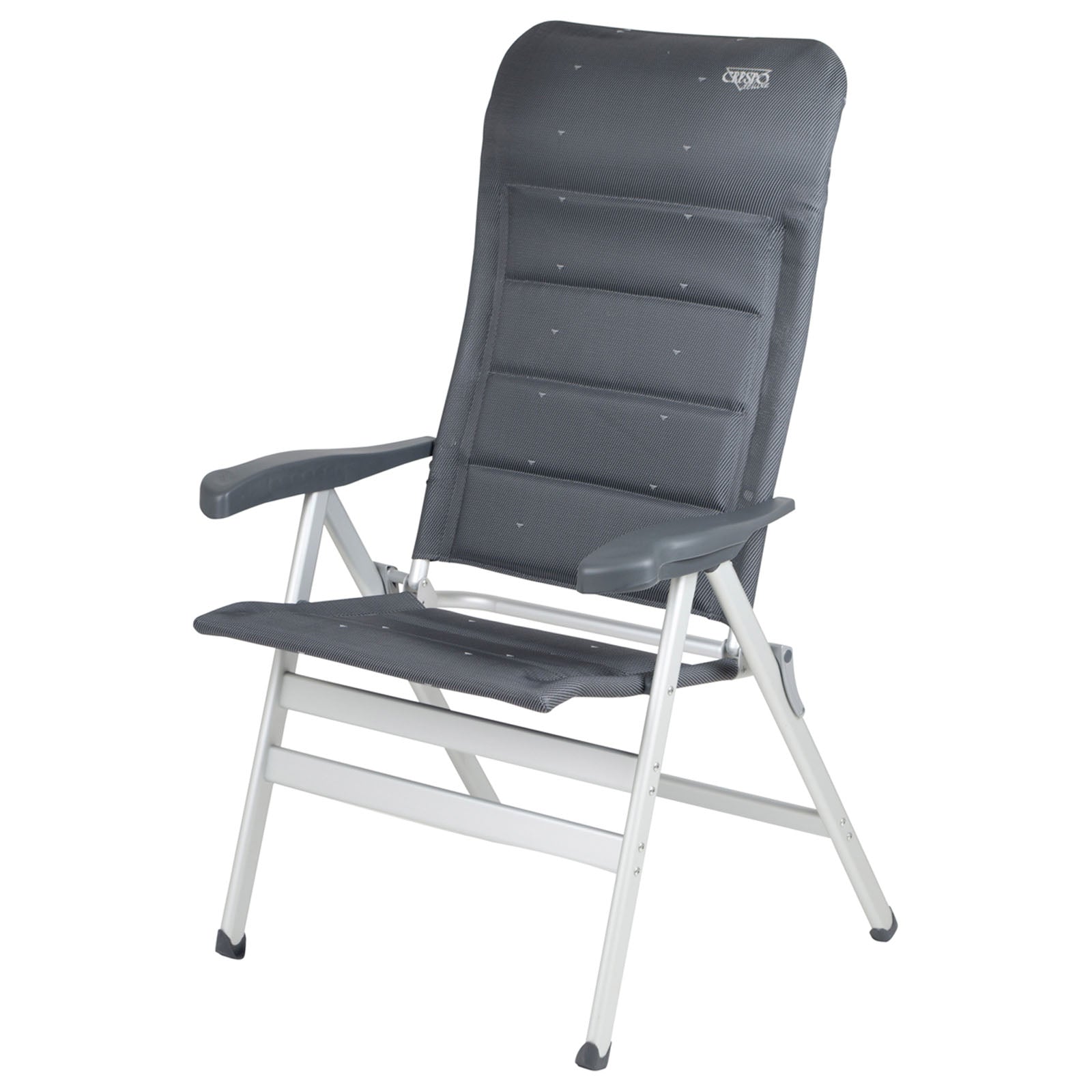 CRESPO Camping Chair AL 238 XL Deluxe Folding Chair Lounger Chair Foldable Aluminium 200 kg