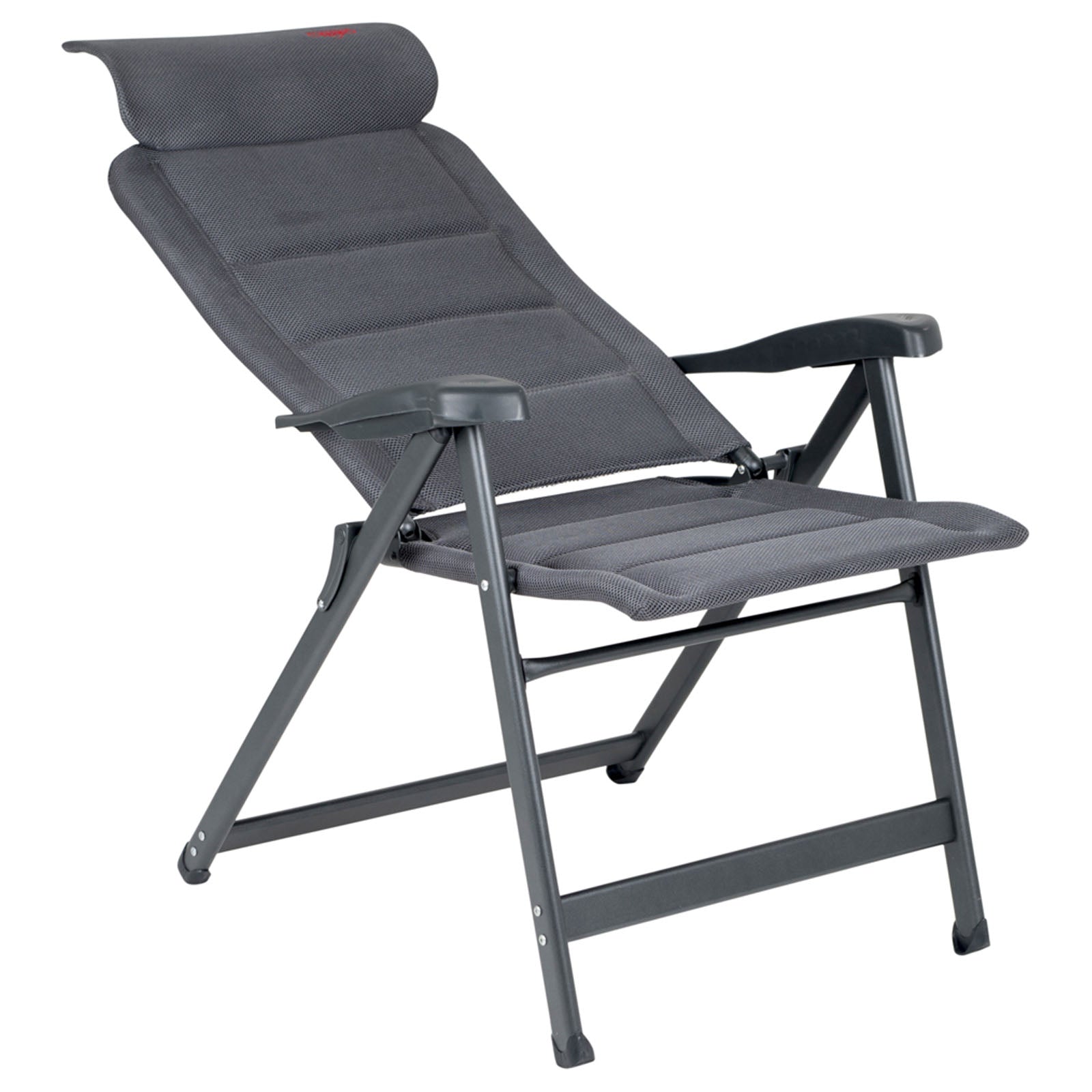Chaise de jardin CRESPO AP 240 Air Deluxe compacte, chaise longue de camping pliante en aluminium