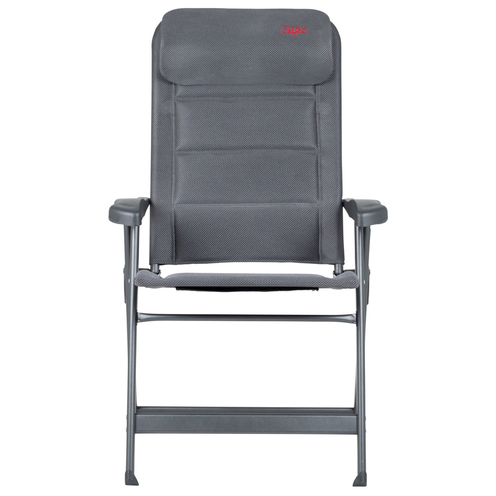 Chaise de jardin CRESPO AP 240 Air Deluxe compacte, chaise longue de camping pliante en aluminium
