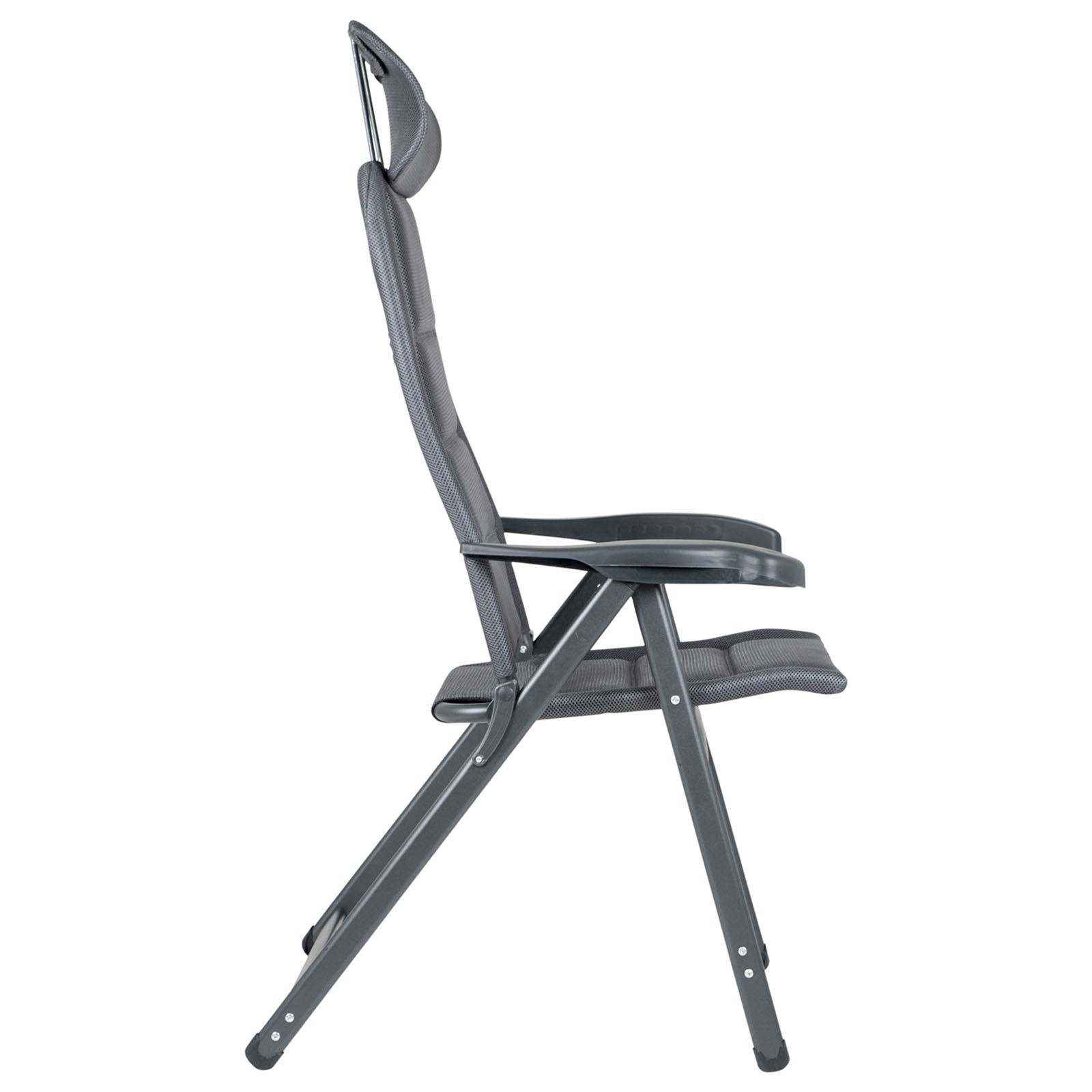 Chaise de jardin CRESPO AP 240 Air Deluxe compacte, chaise longue de camping pliante en aluminium