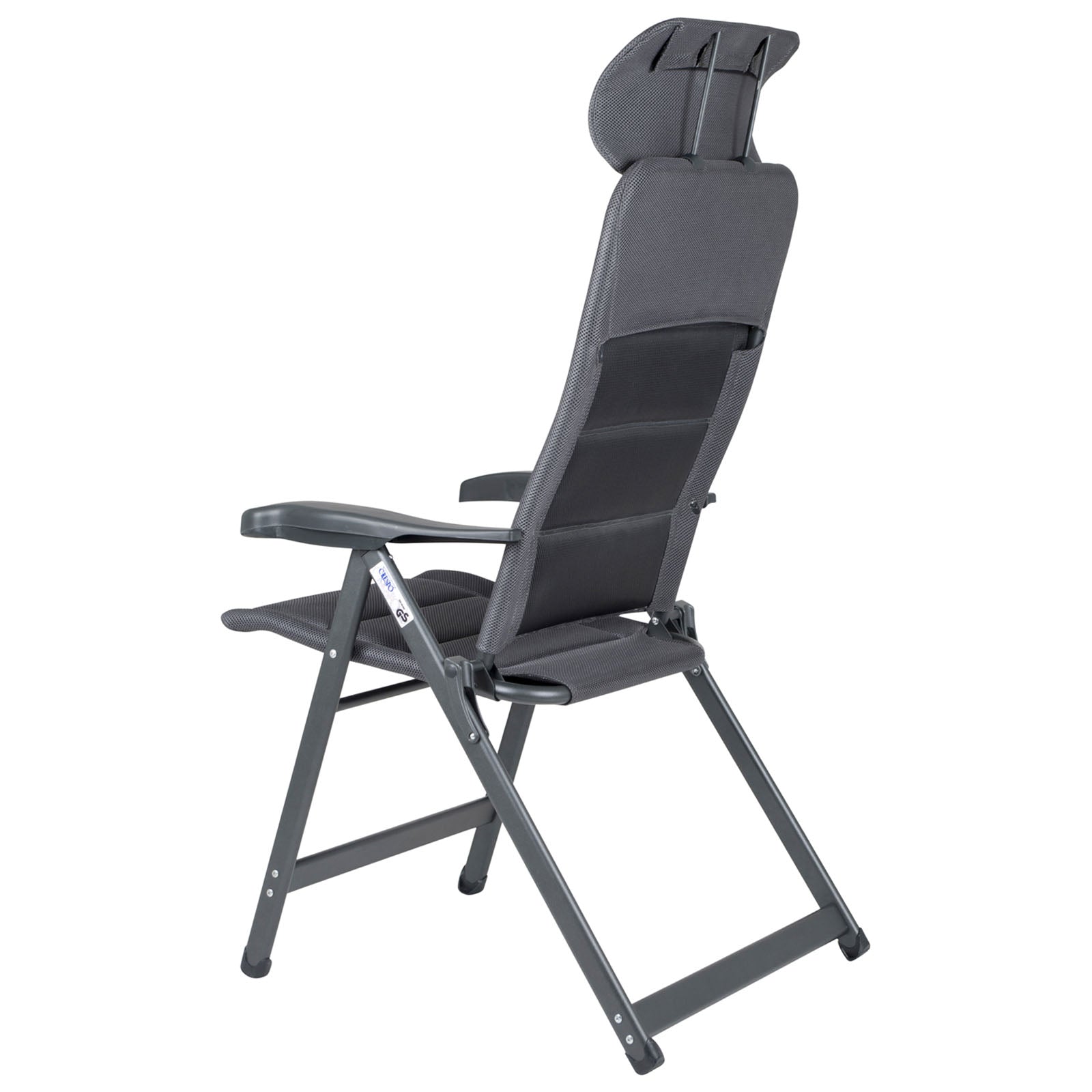 Chaise de jardin CRESPO AP 240 Air Deluxe compacte, chaise longue de camping pliante en aluminium