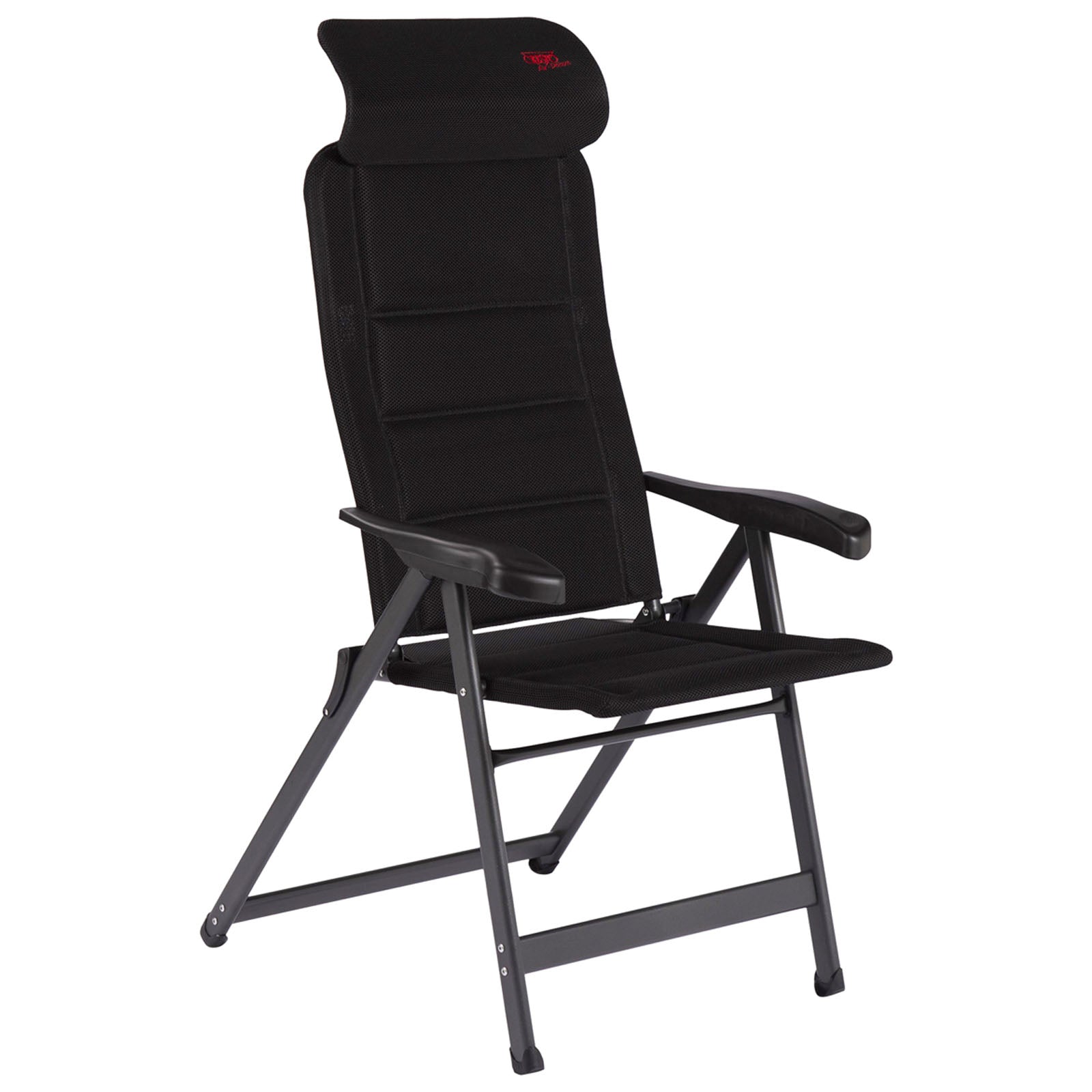 Chaise de jardin CRESPO AP 240 Air Deluxe compacte, chaise longue de camping pliante en aluminium