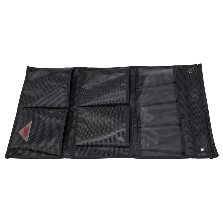 CRESPO Hängeregal 8 Fächer Wand Organizer Zelt Regal Camping Hänge Aufbewahrung