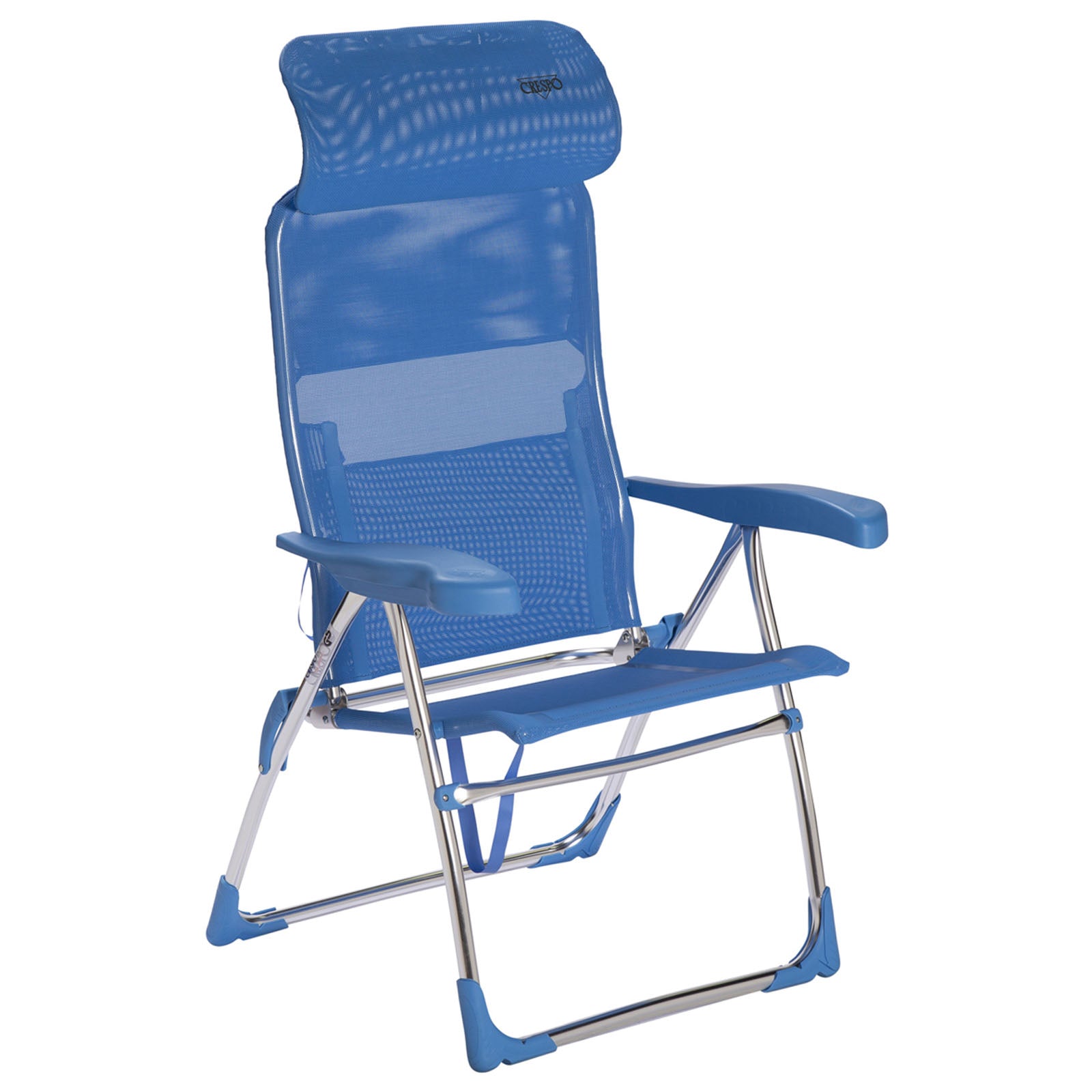 Chaise de plage CRESPO AL 206 Chaise longue de jardin compacte pour camping Chaise pliante pliable