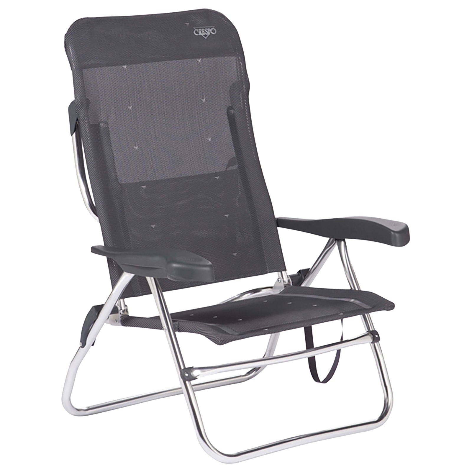 CRESPO beach chair AL 223 camping garden lounger chair folding chair foldable aluminum