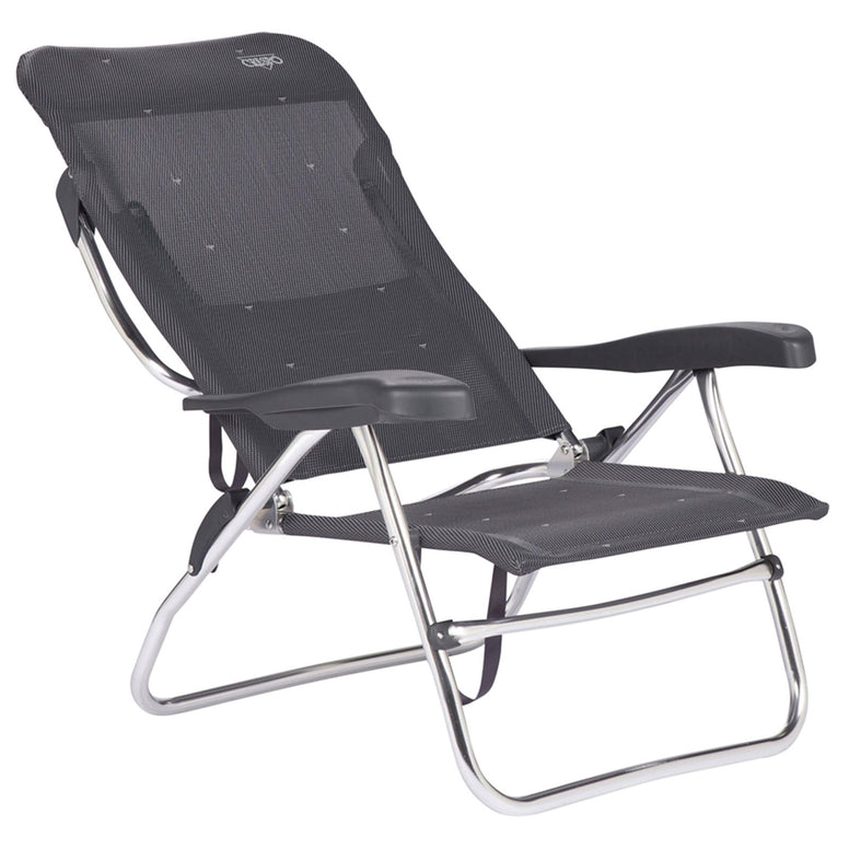 CRESPO beach chair AL 223 camping garden lounger chair folding chair foldable aluminum