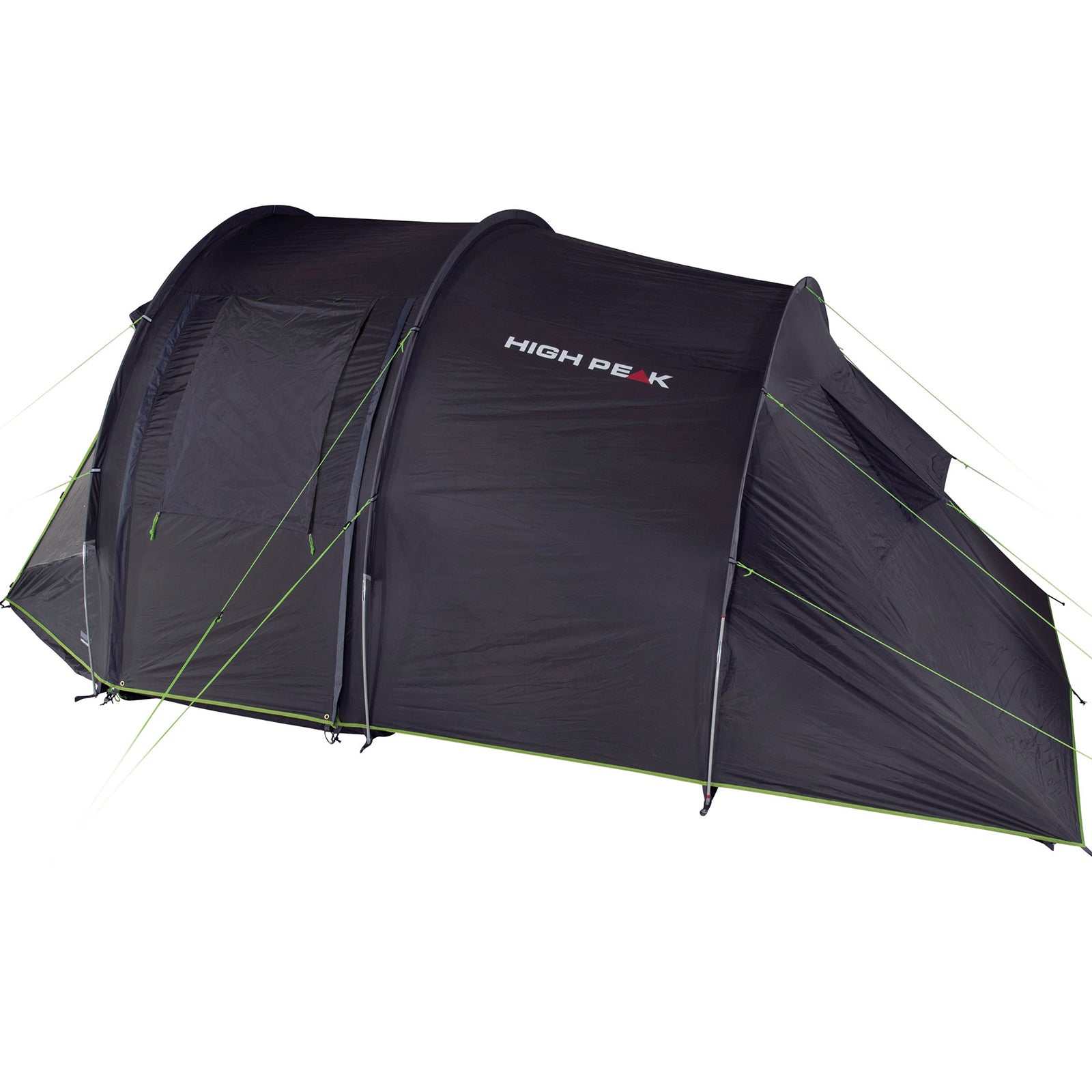 HIGH PEAK tunnel tent Paxos 4 people camping group tent family tent vestibule