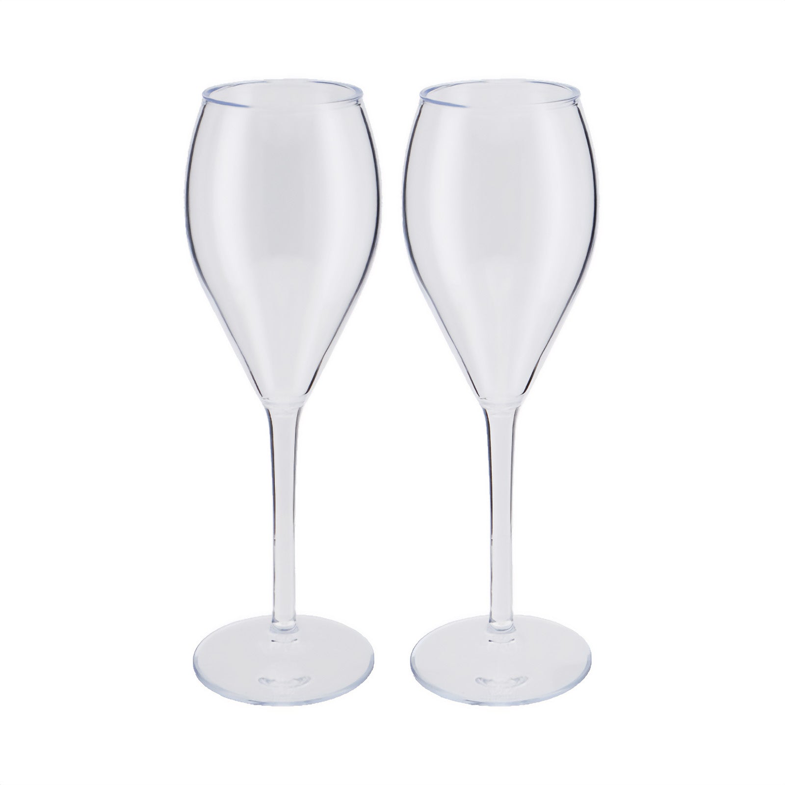 TRAVELLIFE 2er Set Sektgläser Lua Tritan Camping Reise Champagner Glas 220 ml