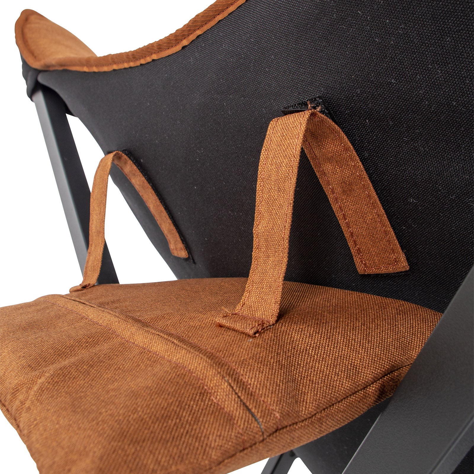 BO-CAMP Butterfly Chair Molfat Camping Garden Lounge Chair Armchair Folding Chair