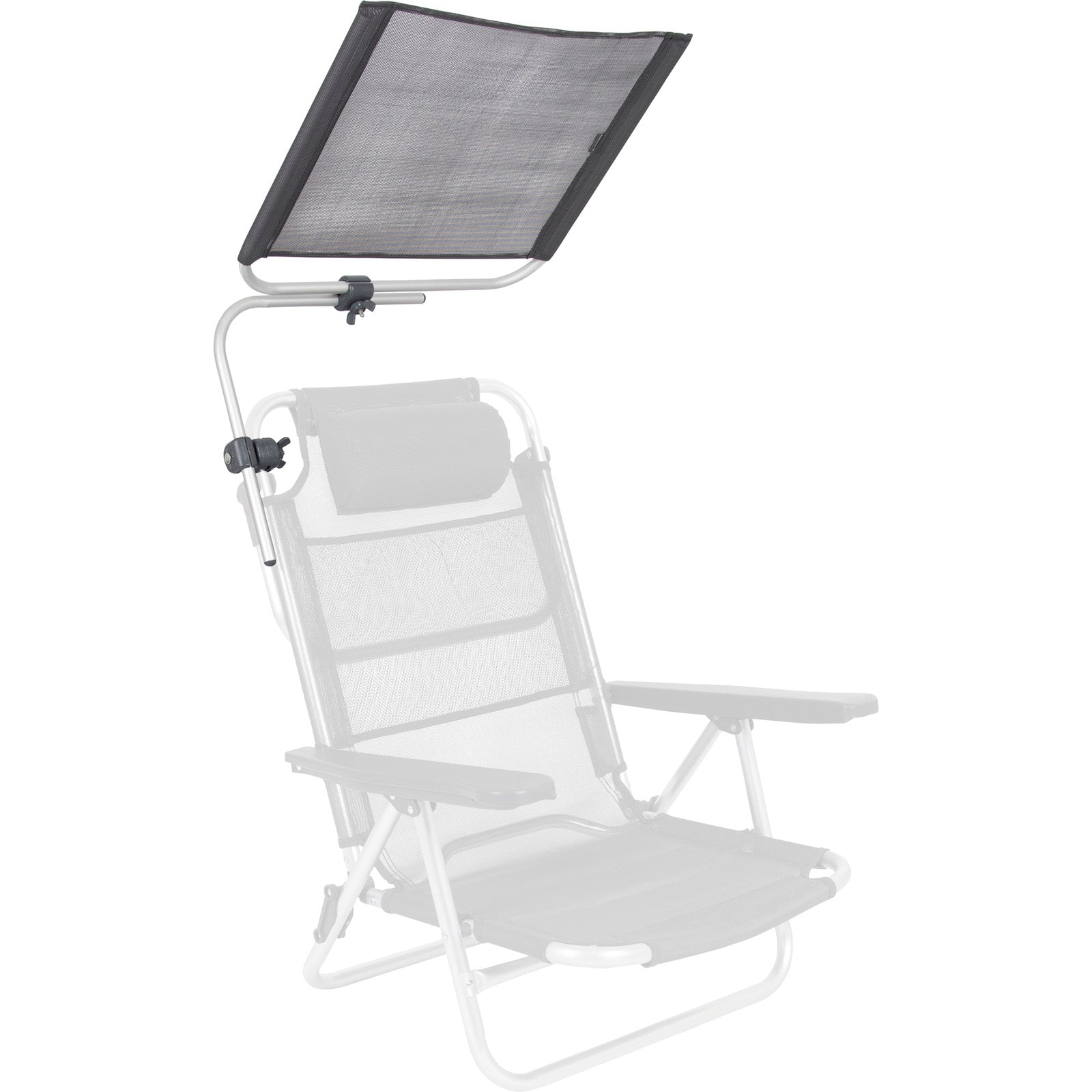 Parasol BO-CAMP pour chaise de camping, chaise pliante, chaise de plage, parapluie