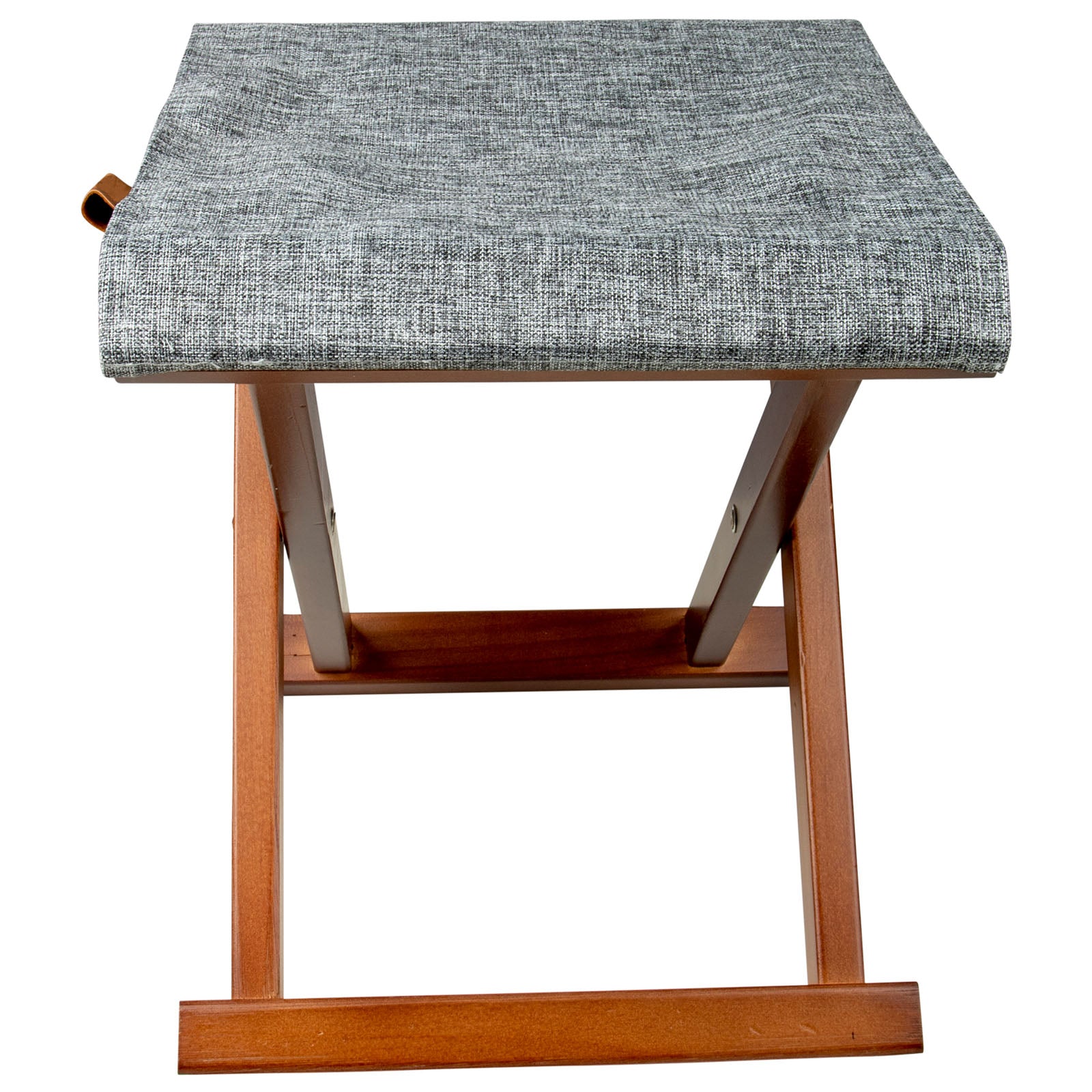 BO-CAMP folding stool Brentford retro camping stool folding stool wooden stool 100 kg