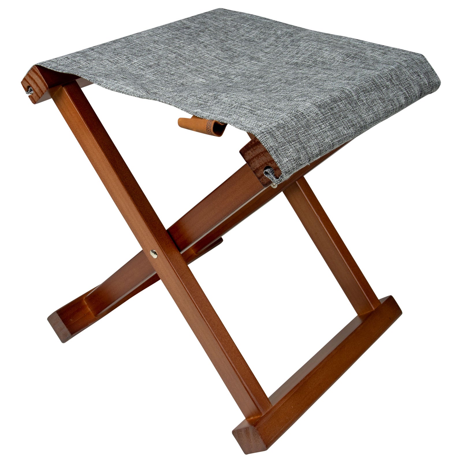 BO-CAMP folding stool Brentford retro camping stool folding stool wooden stool 100 kg