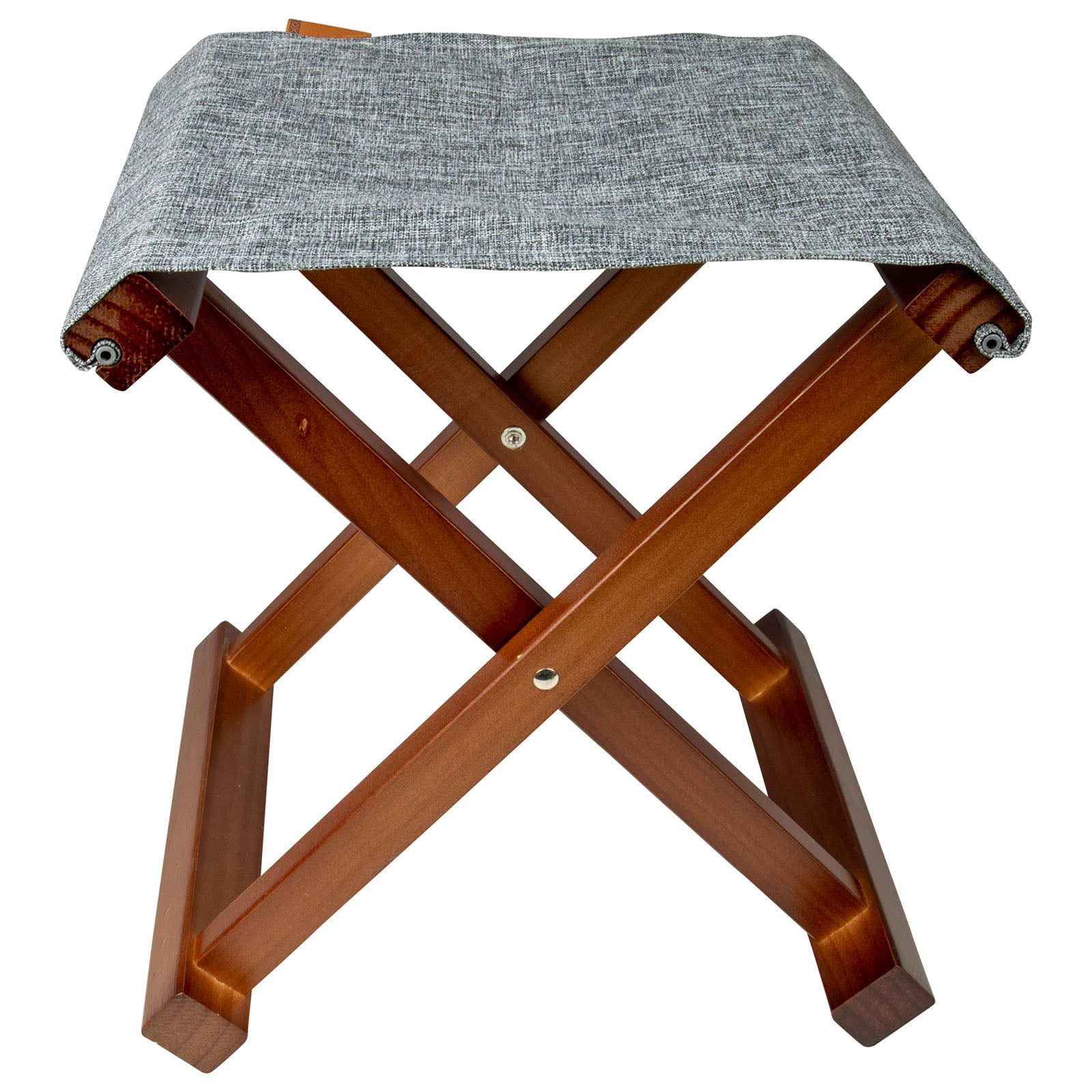 BO-CAMP folding stool Brentford retro camping stool folding stool wooden stool 100 kg