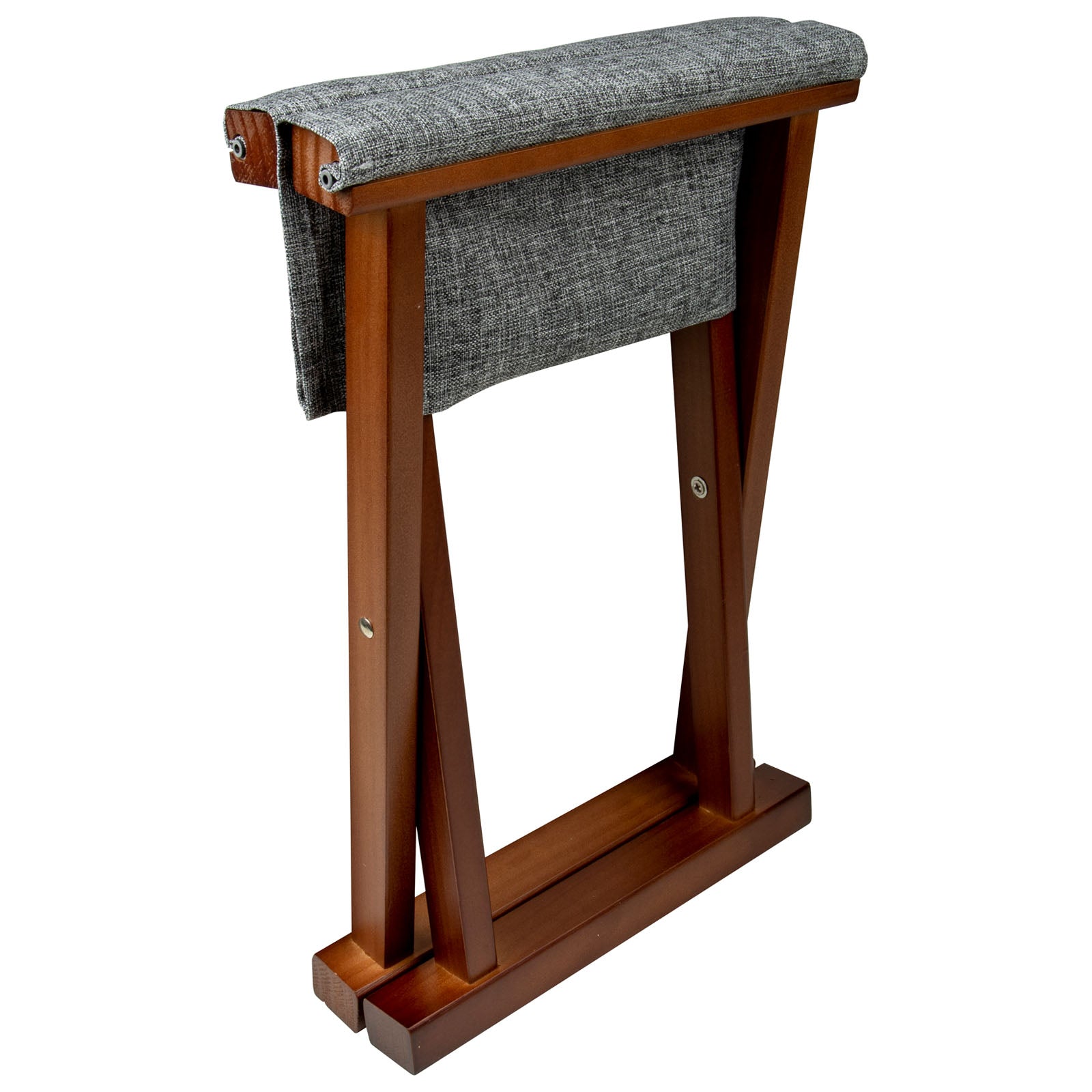 BO-CAMP folding stool Brentford retro camping stool folding stool wooden stool 100 kg