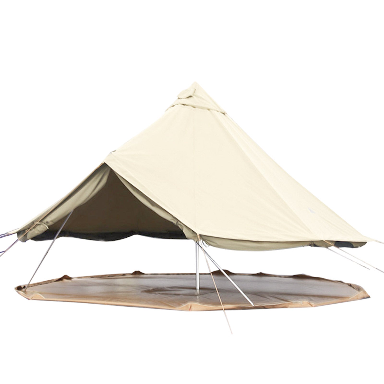 KINGCAMP Khan 500 Tipi Tent 8 Persons Tepee Family Tent Camping Tent Cotton