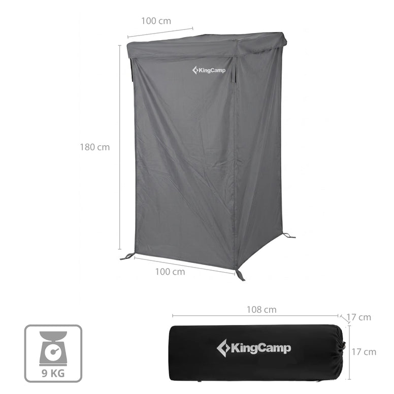 KINGCAMP Auto Duschzelt Road Shower Outdoor Camping Dusche Umkleide Zelt Kabine