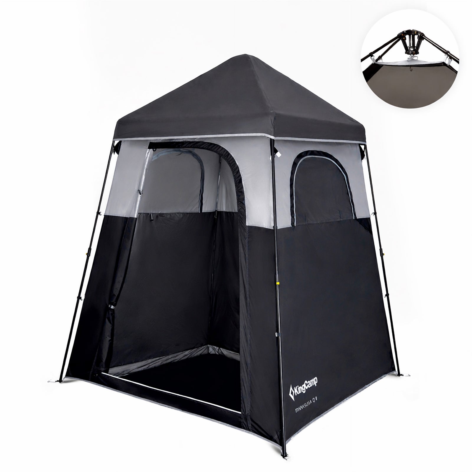 KINGCAMP Duschzelt Marasusa Q Camping Umkleidezelt WC Toiletten Zelt 2 Personen