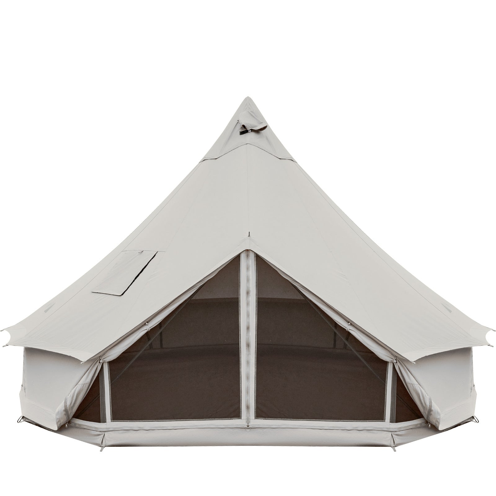 KINGCAMP Tipi Tent Khan 400C Family Camping 8 Person Tent Tepee 100% Cotton