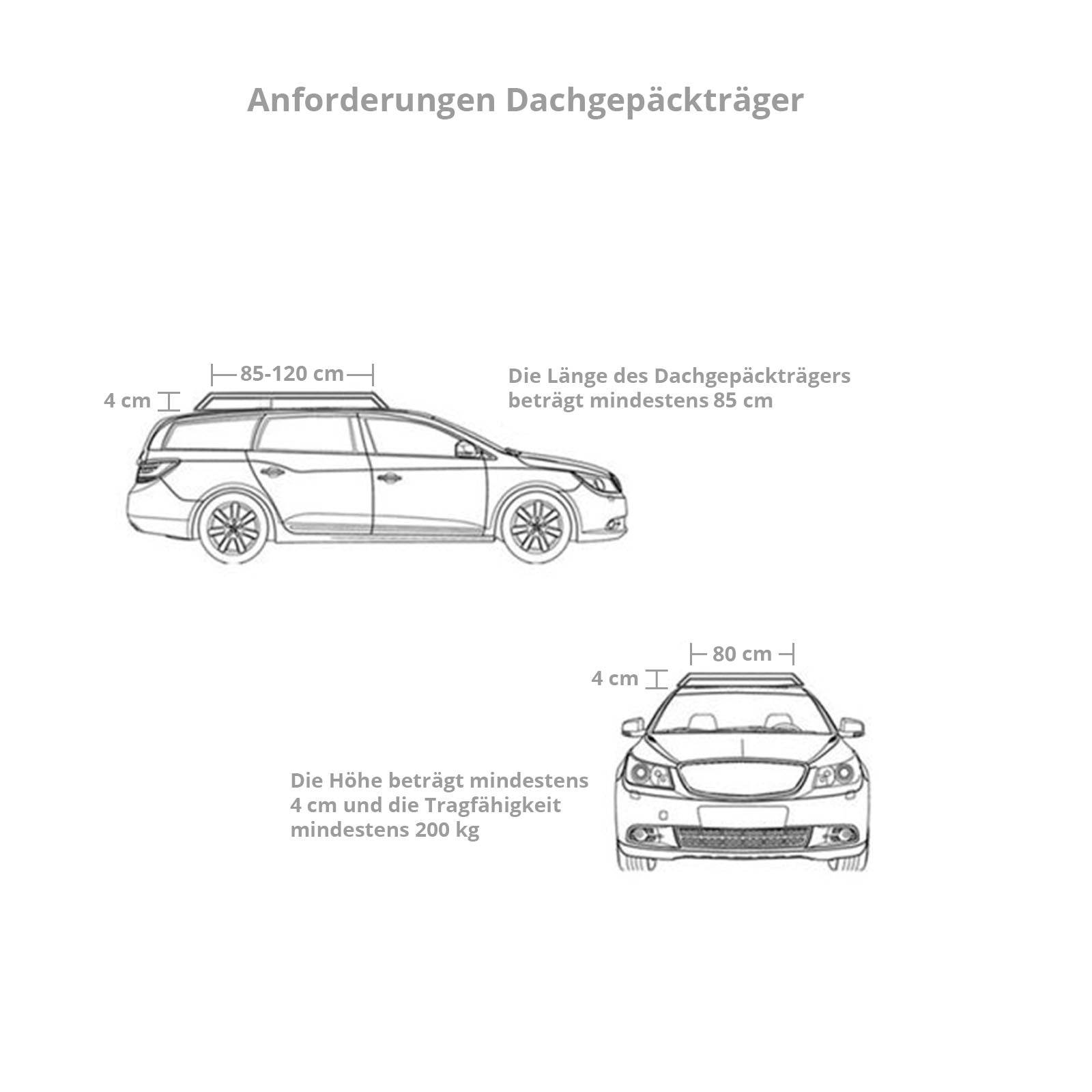 KINGCAMP Auto Dachzelt Boundless 2 Personen Hartschale Dach Zelt Autom