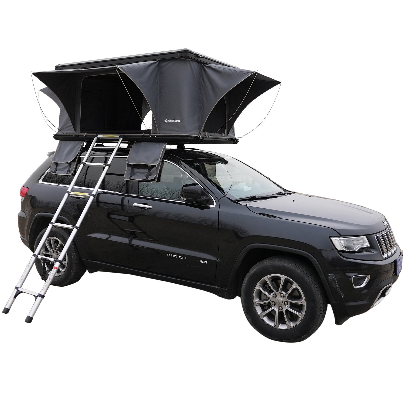 KINGCAMP Auto Dachzelt Boundless 2 Personen Hartschale Dach Zelt Autom