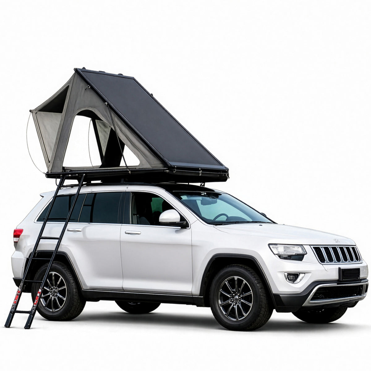 KINGCAMP Auto Dachzelt Open Road LW 2 Personen Hartschale Automatik Zelt Alu